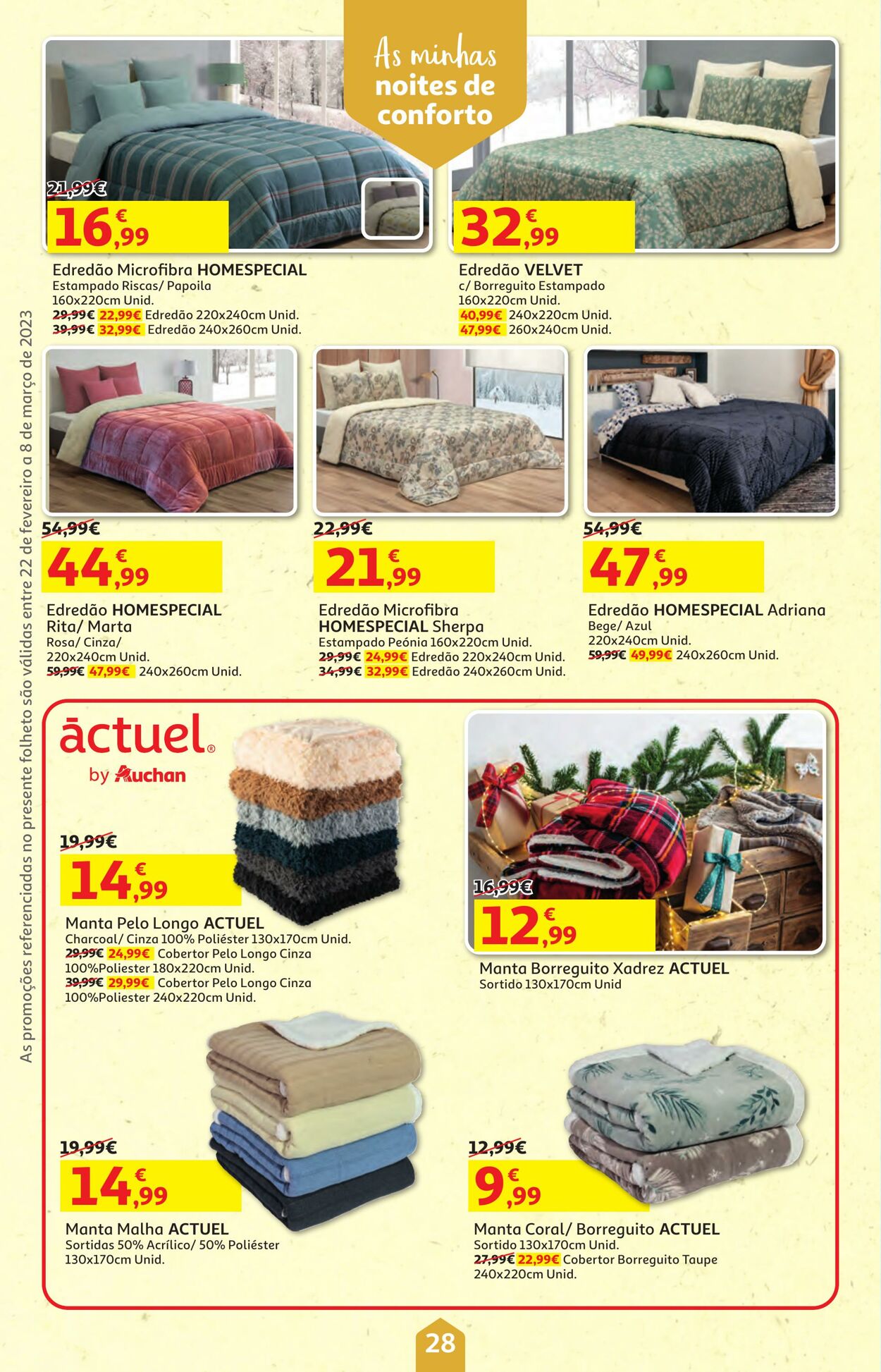 Folheto Auchan 22.02.2023 - 08.03.2023