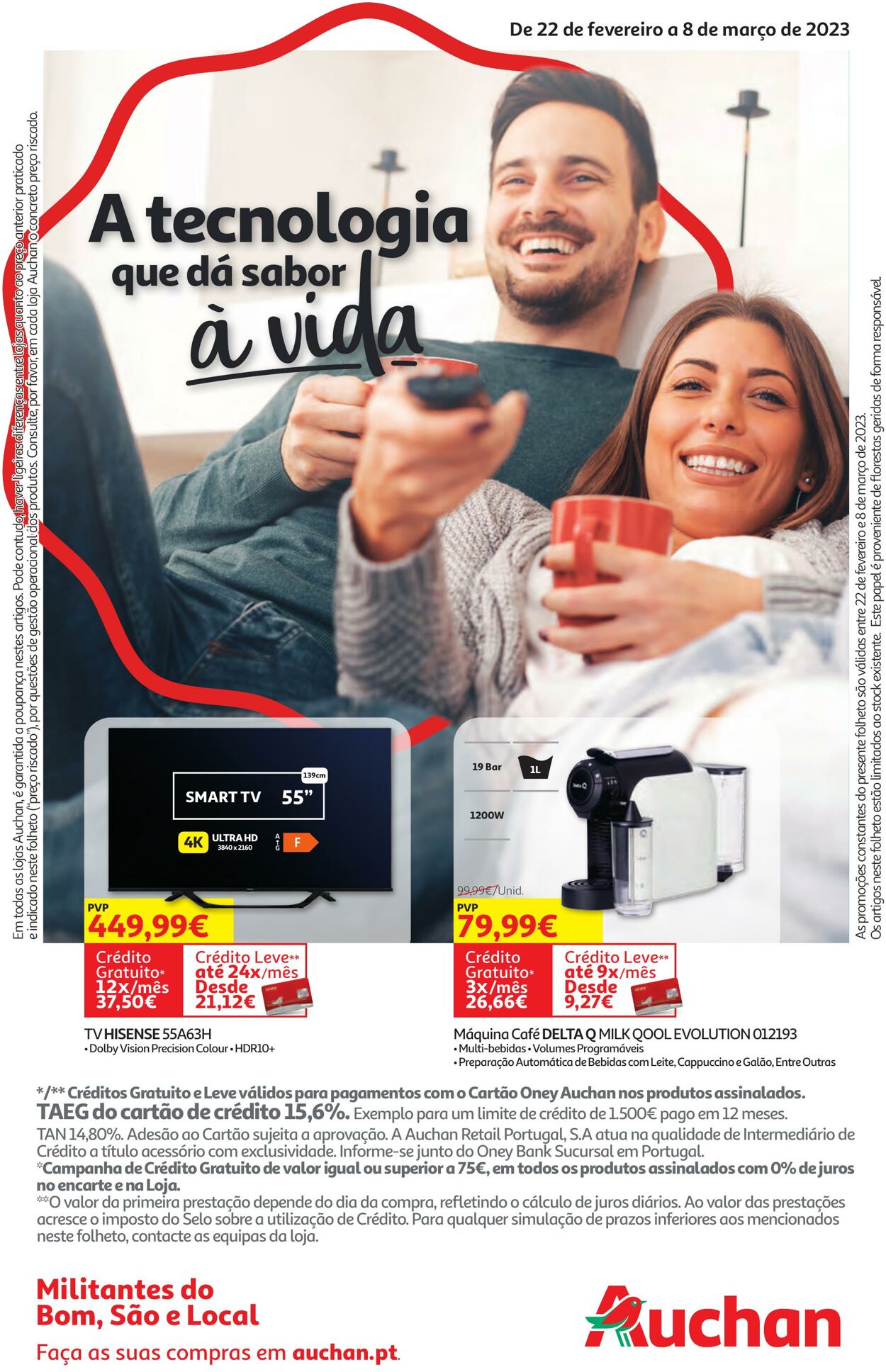 Folheto Auchan 22.02.2023 - 08.03.2023