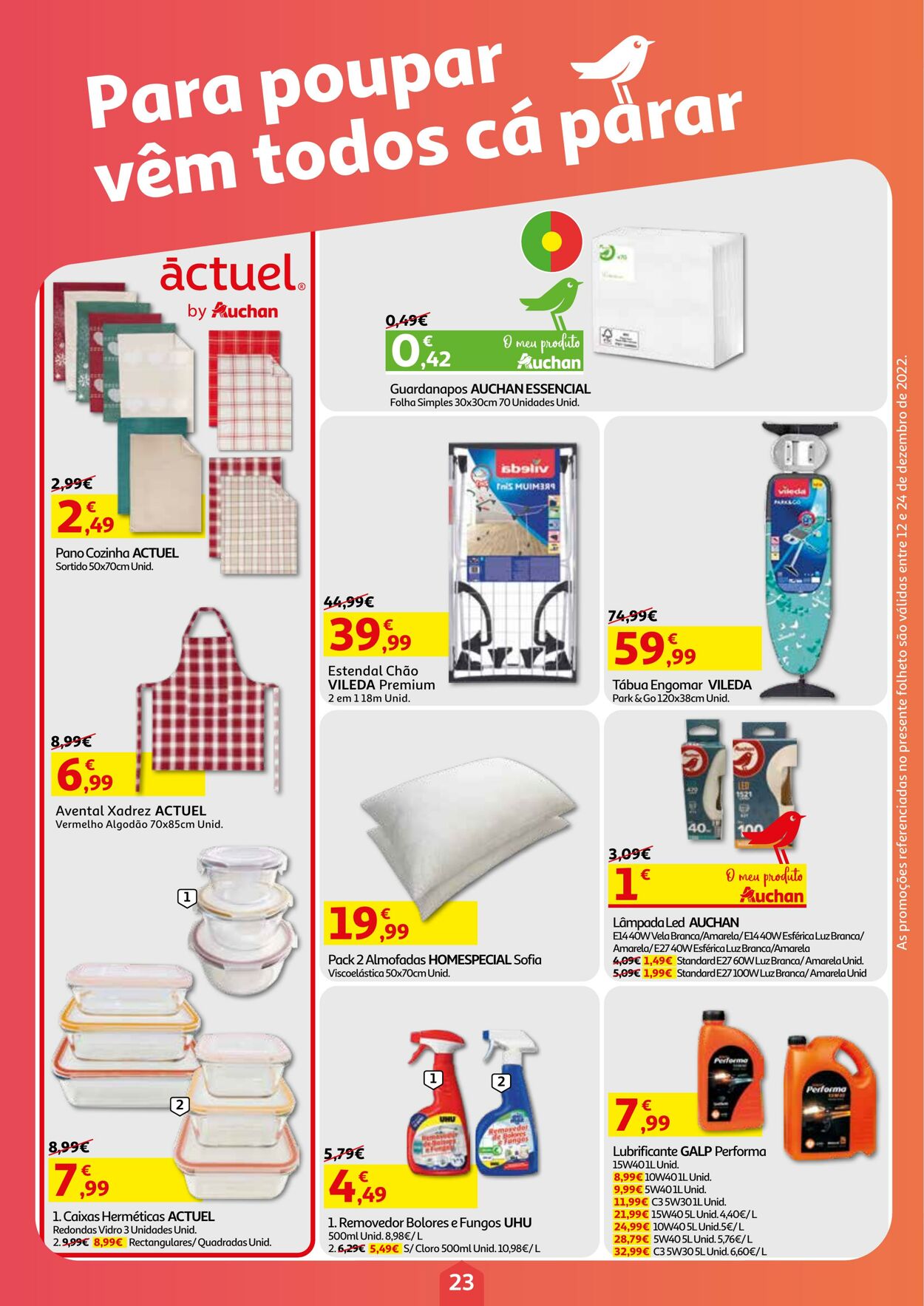 Folheto Auchan 12.12.2022 - 24.12.2022