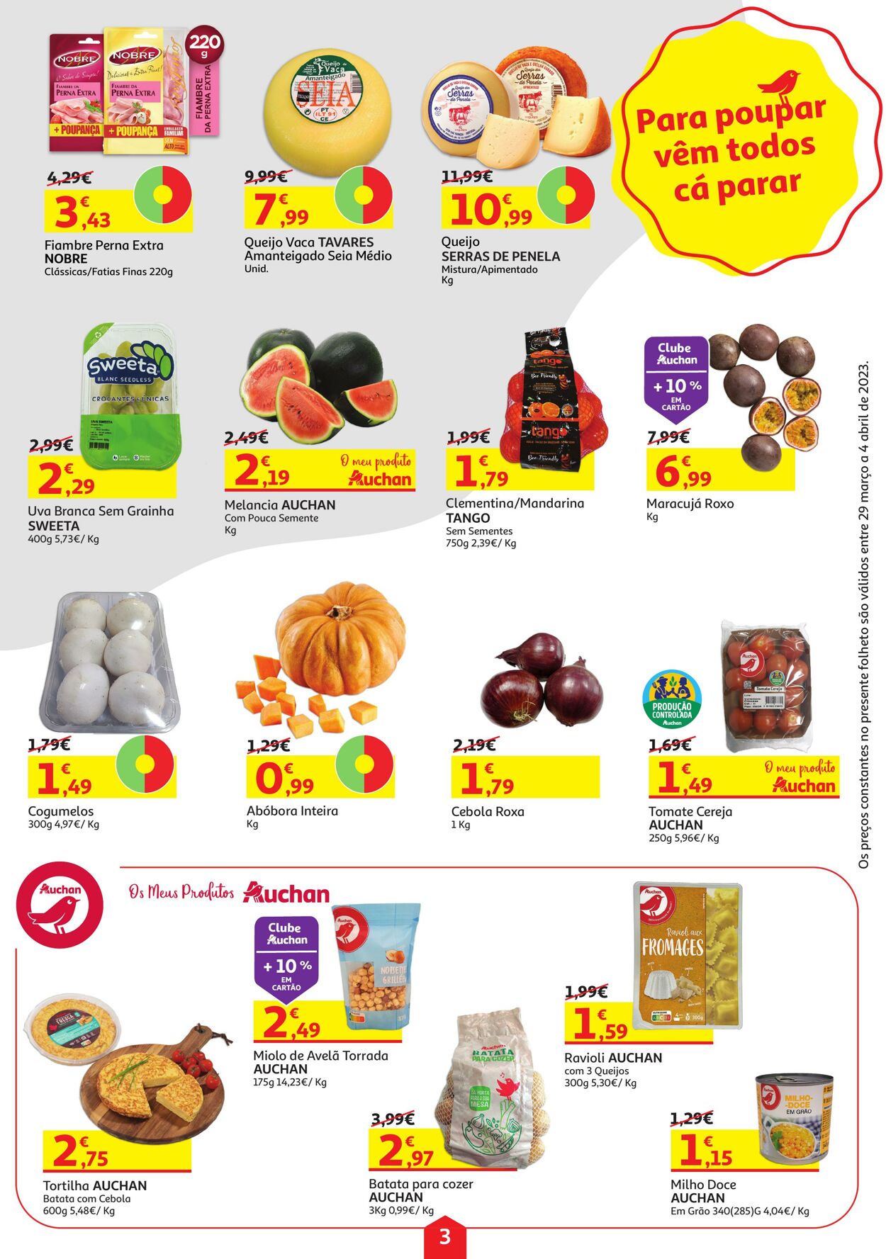 Folheto Auchan 29.03.2023 - 04.04.2023