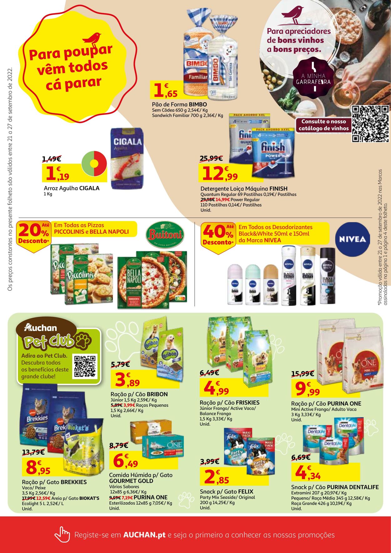 Folheto Auchan 21.09.2022 - 27.09.2022