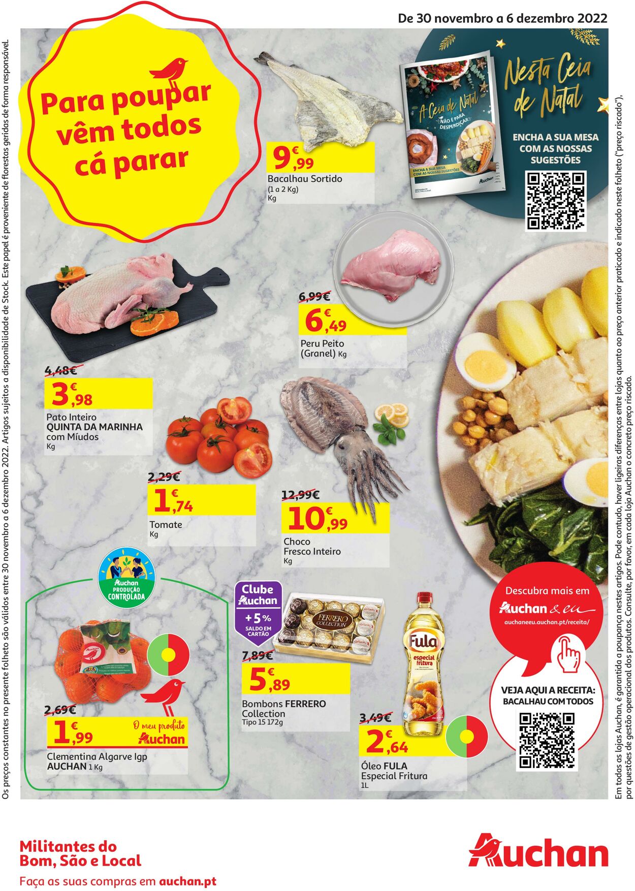 Folheto Auchan 30.11.2022 - 06.12.2022