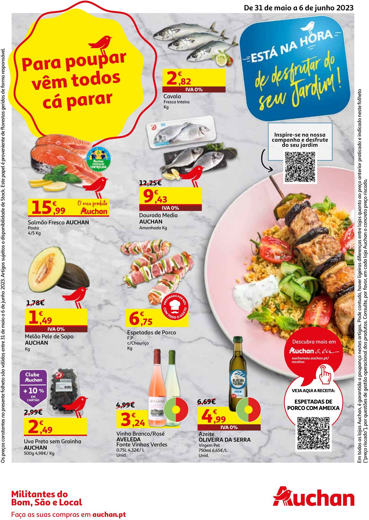 Folheto Auchan 31.05.2023 - 06.06.2023