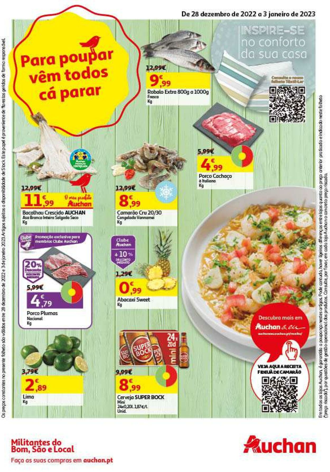 Folheto Auchan 28.12.2022 - 03.01.2023