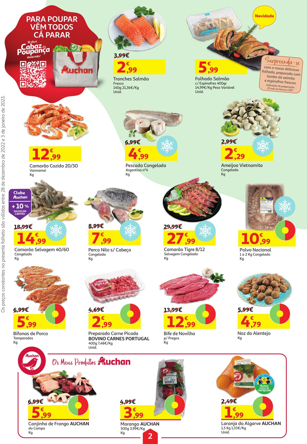 Folheto Auchan 28.12.2022 - 03.01.2023