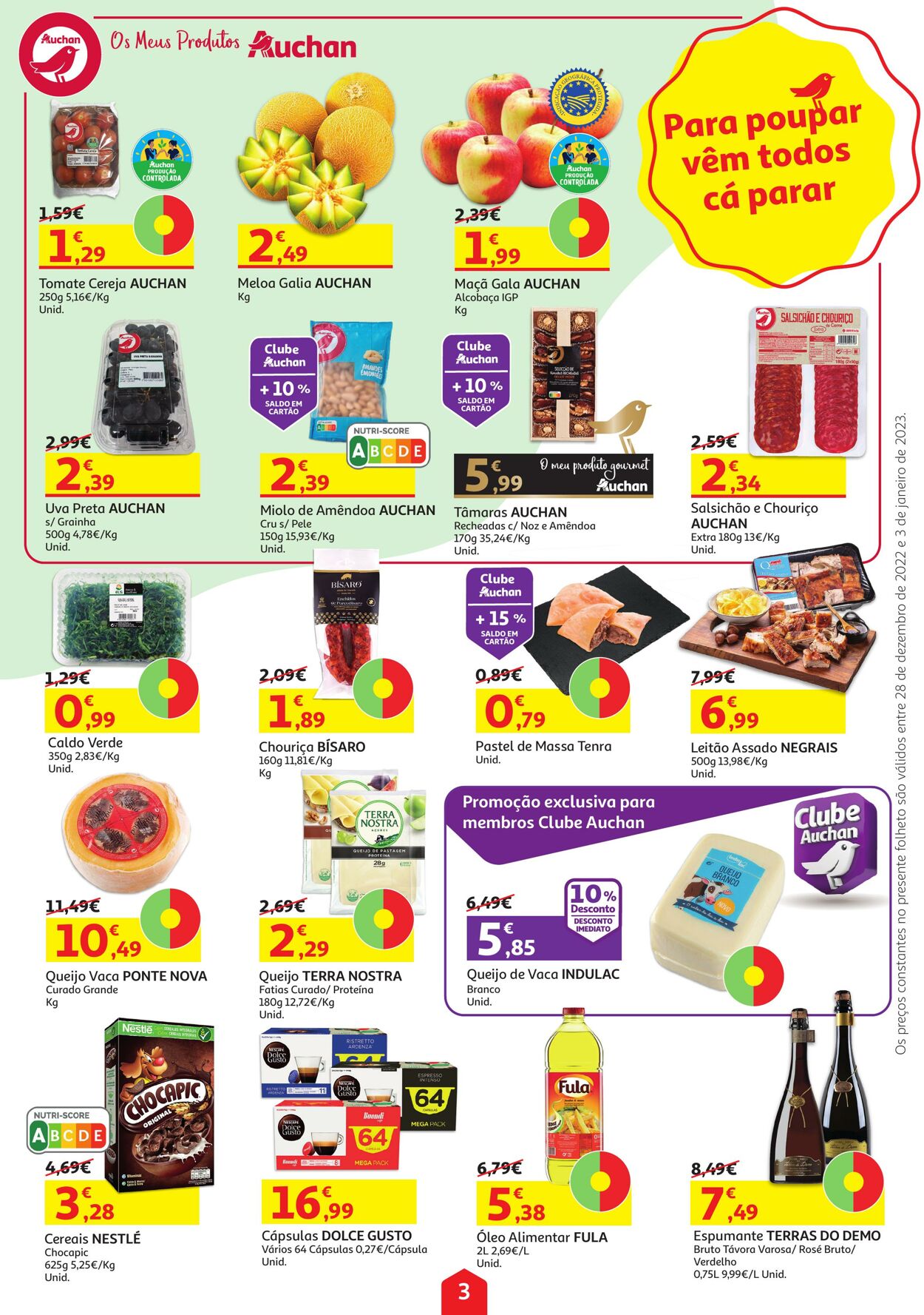 Folheto Auchan 28.12.2022 - 03.01.2023