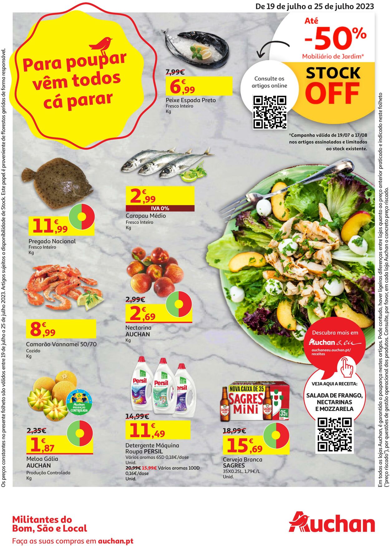 Folheto Auchan 19.07.2023 - 25.07.2023