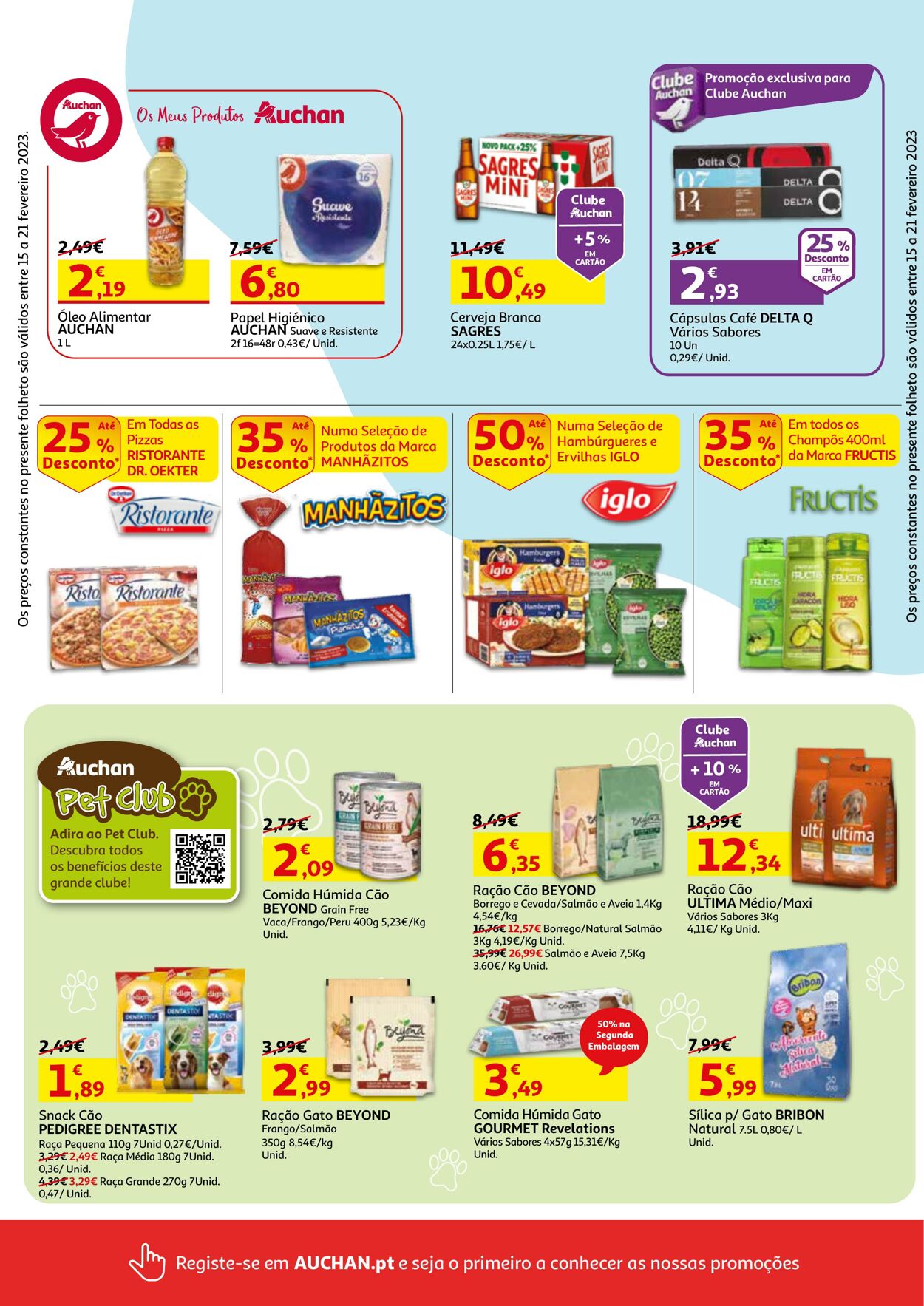 Folheto Auchan 15.02.2023 - 21.02.2023