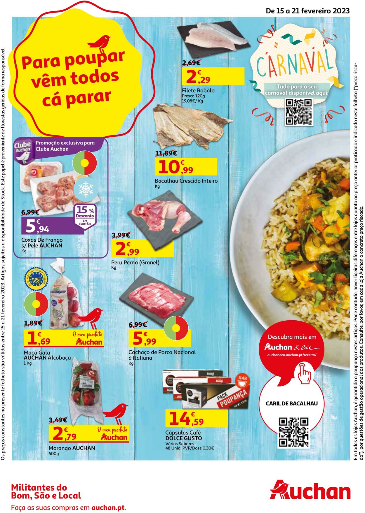 Folheto Auchan 15.02.2023 - 21.02.2023