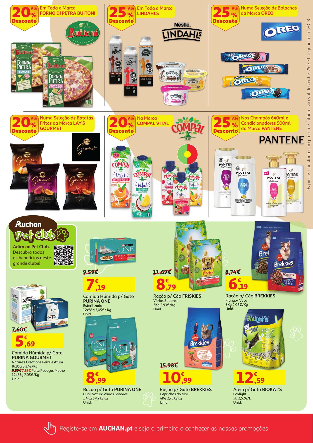 Folheto Auchan 25.01.2023 - 31.01.2023