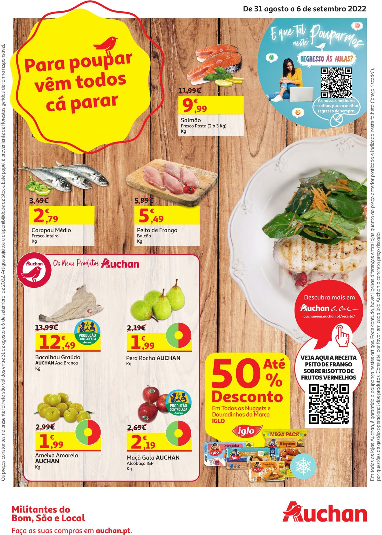 Folheto Auchan 31.08.2022 - 06.09.2022