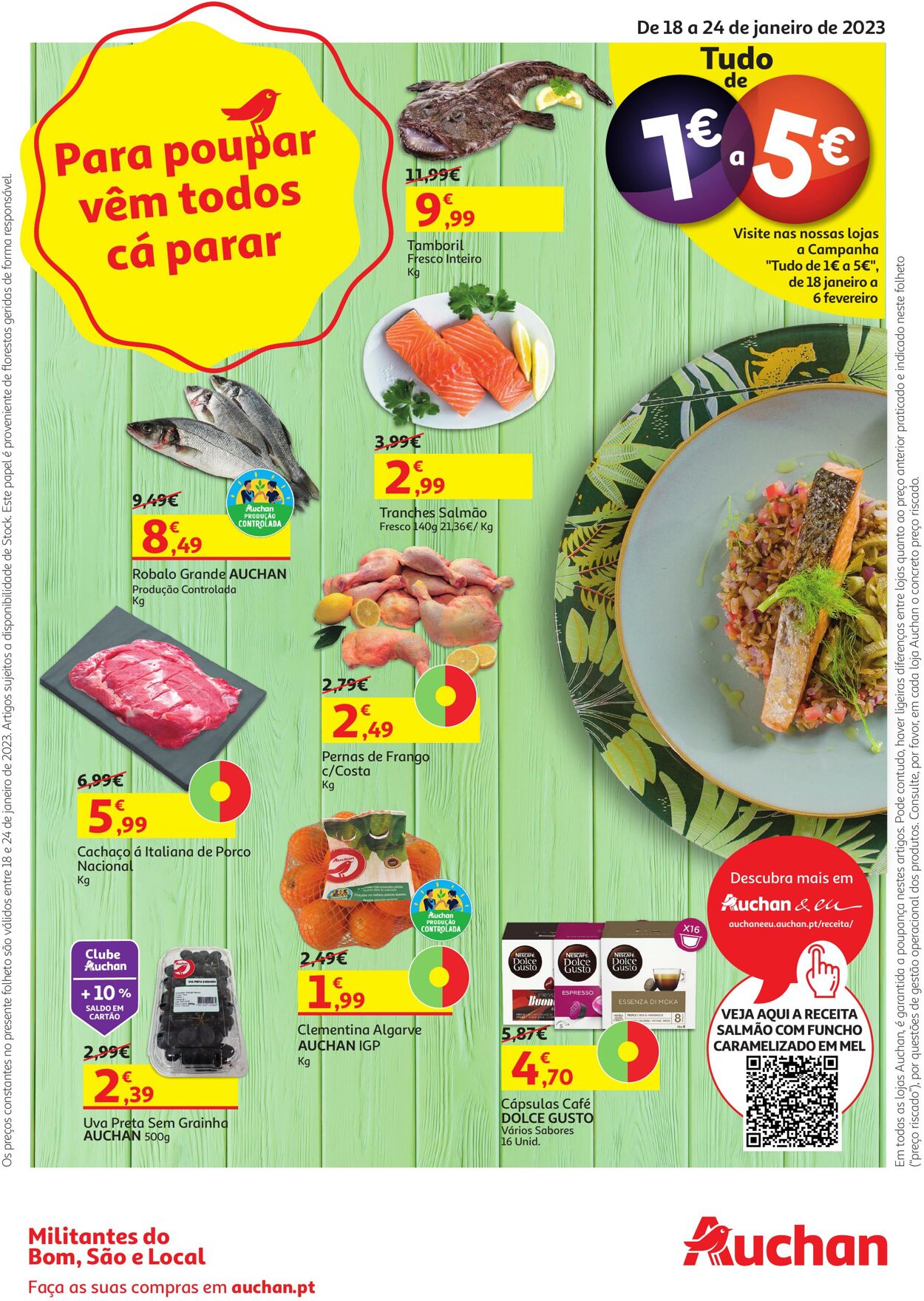 Folheto Auchan 18.01.2023 - 24.01.2023