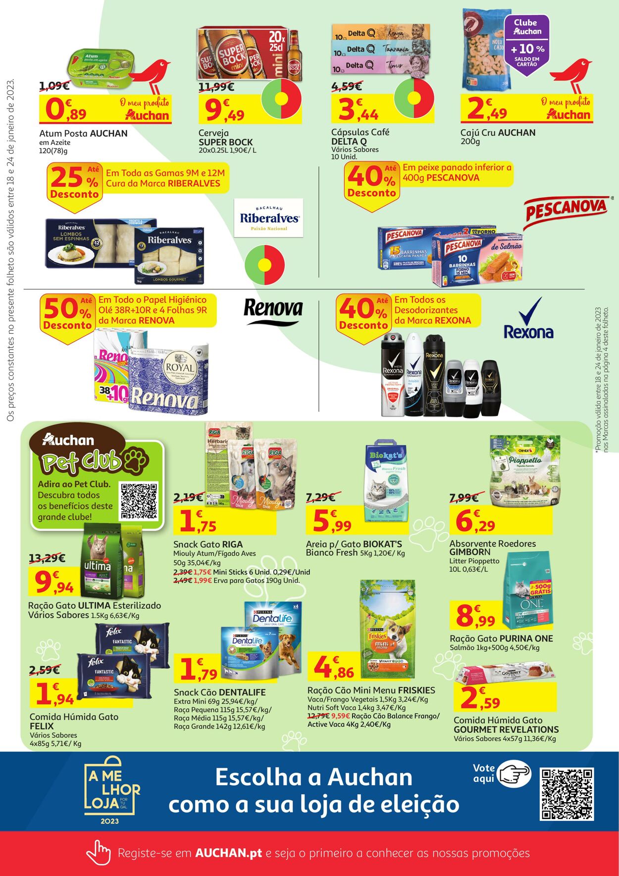 Folheto Auchan 18.01.2023 - 24.01.2023