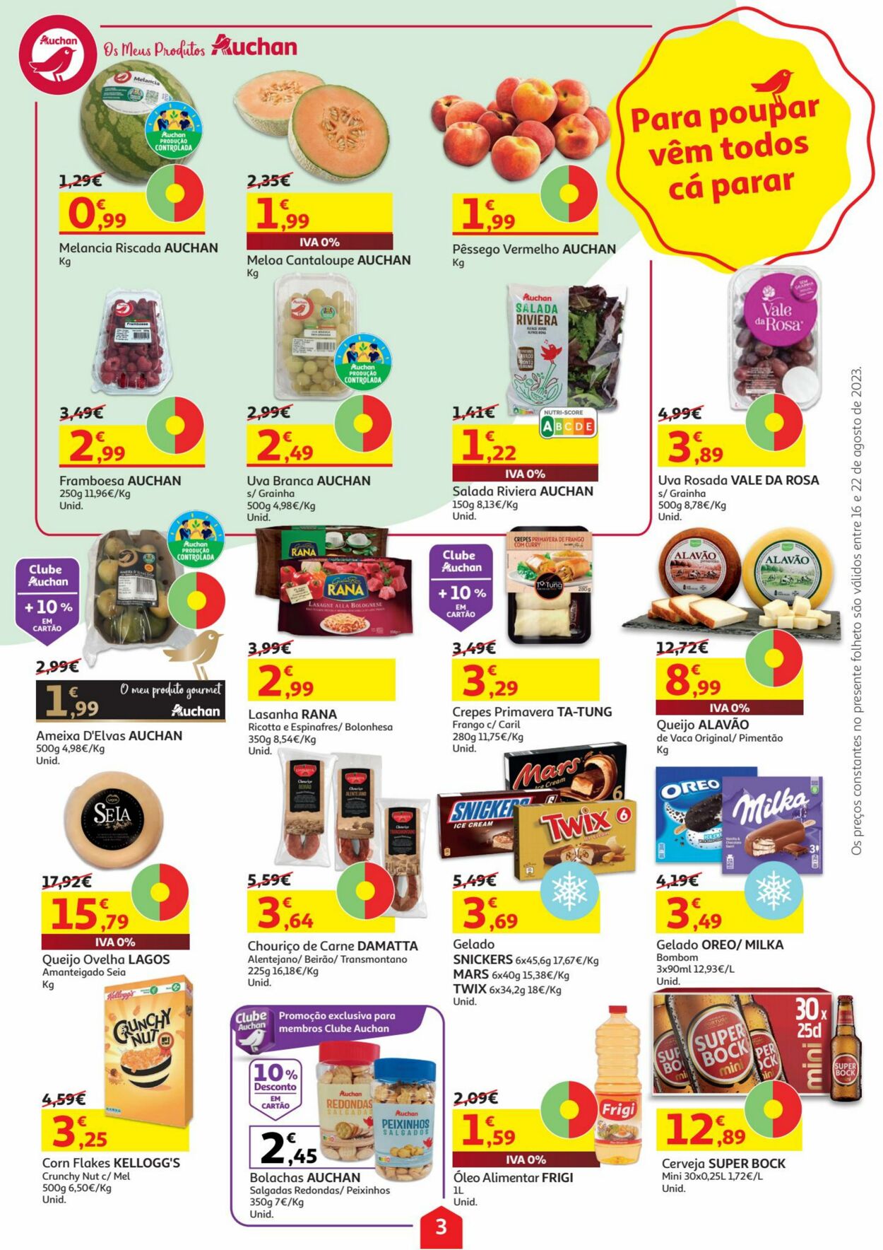 Folheto Auchan 16.08.2023 - 22.08.2023