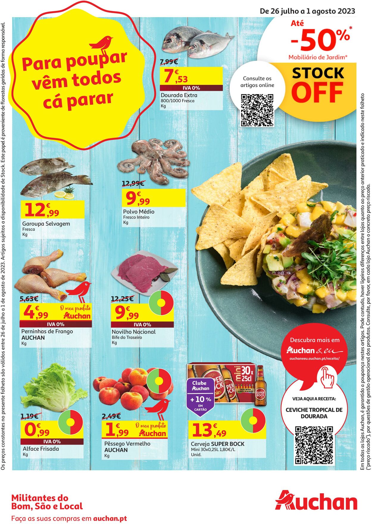 Folheto Auchan 26.07.2023 - 01.08.2023