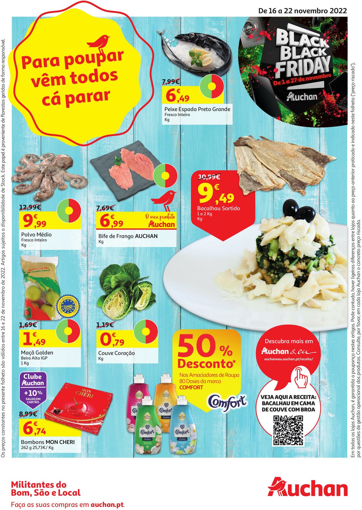 Folheto Auchan 16.11.2022 - 22.11.2022