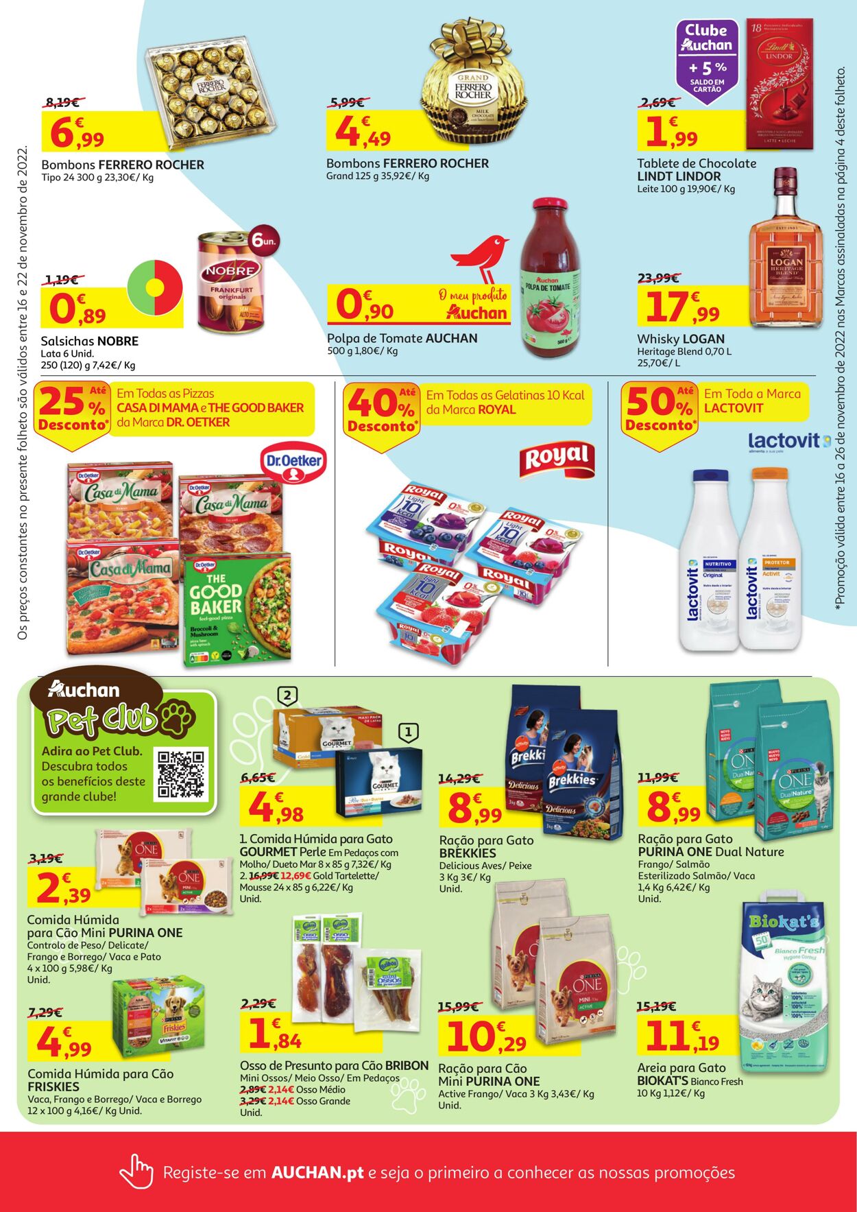 Folheto Auchan 16.11.2022 - 22.11.2022