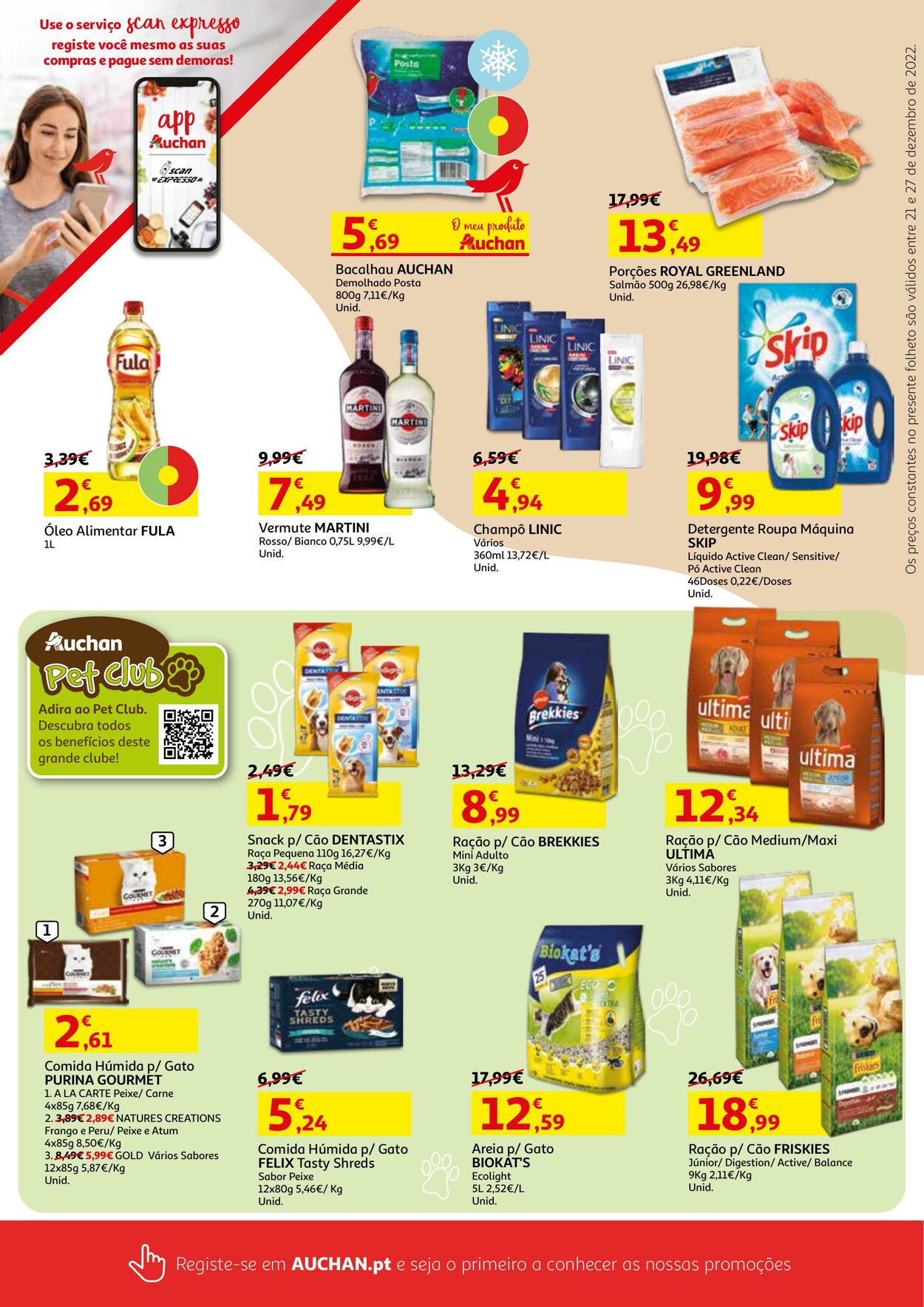 Folheto Auchan 21.12.2022 - 27.12.2022