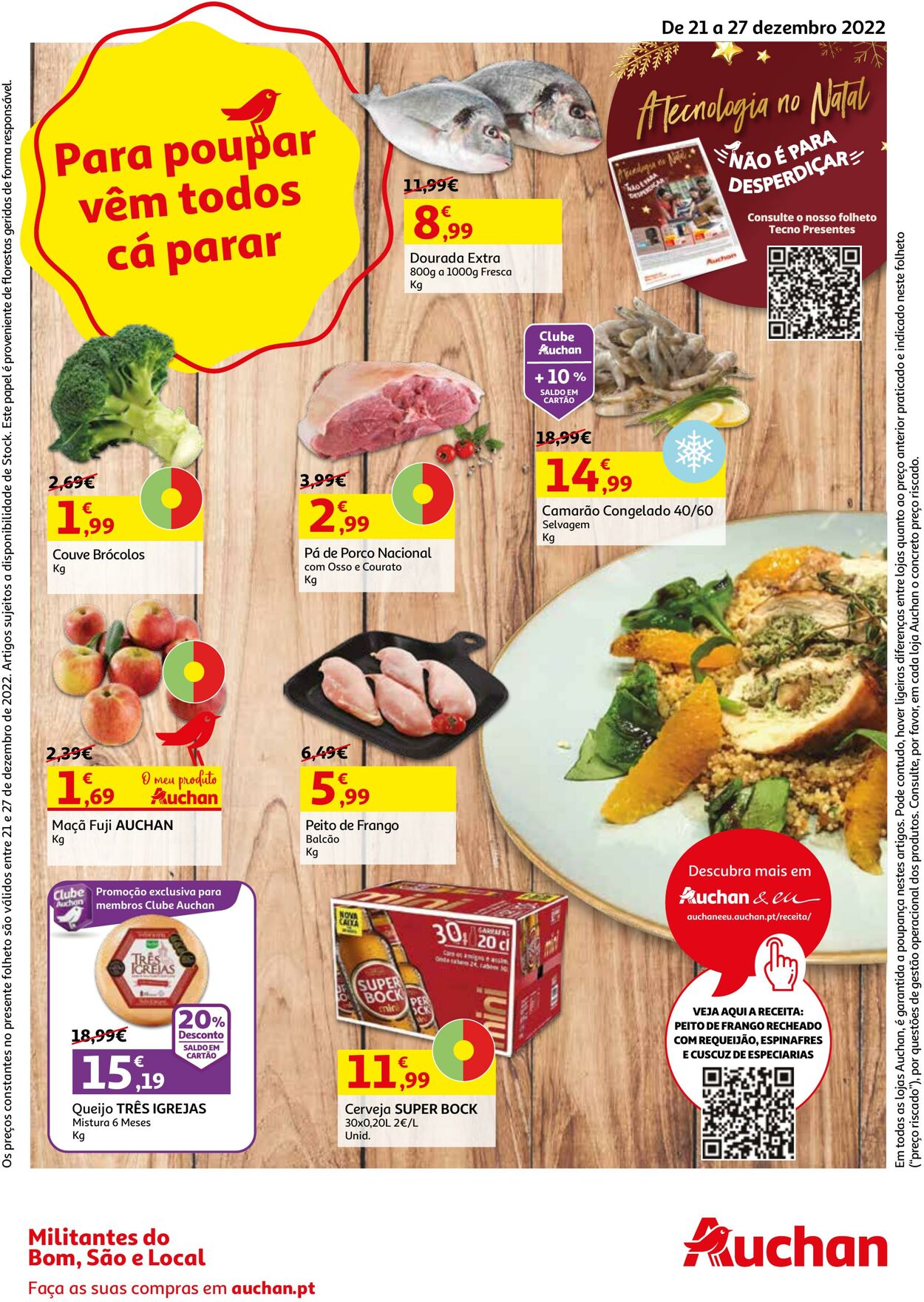 Folheto Auchan 21.12.2022 - 27.12.2022