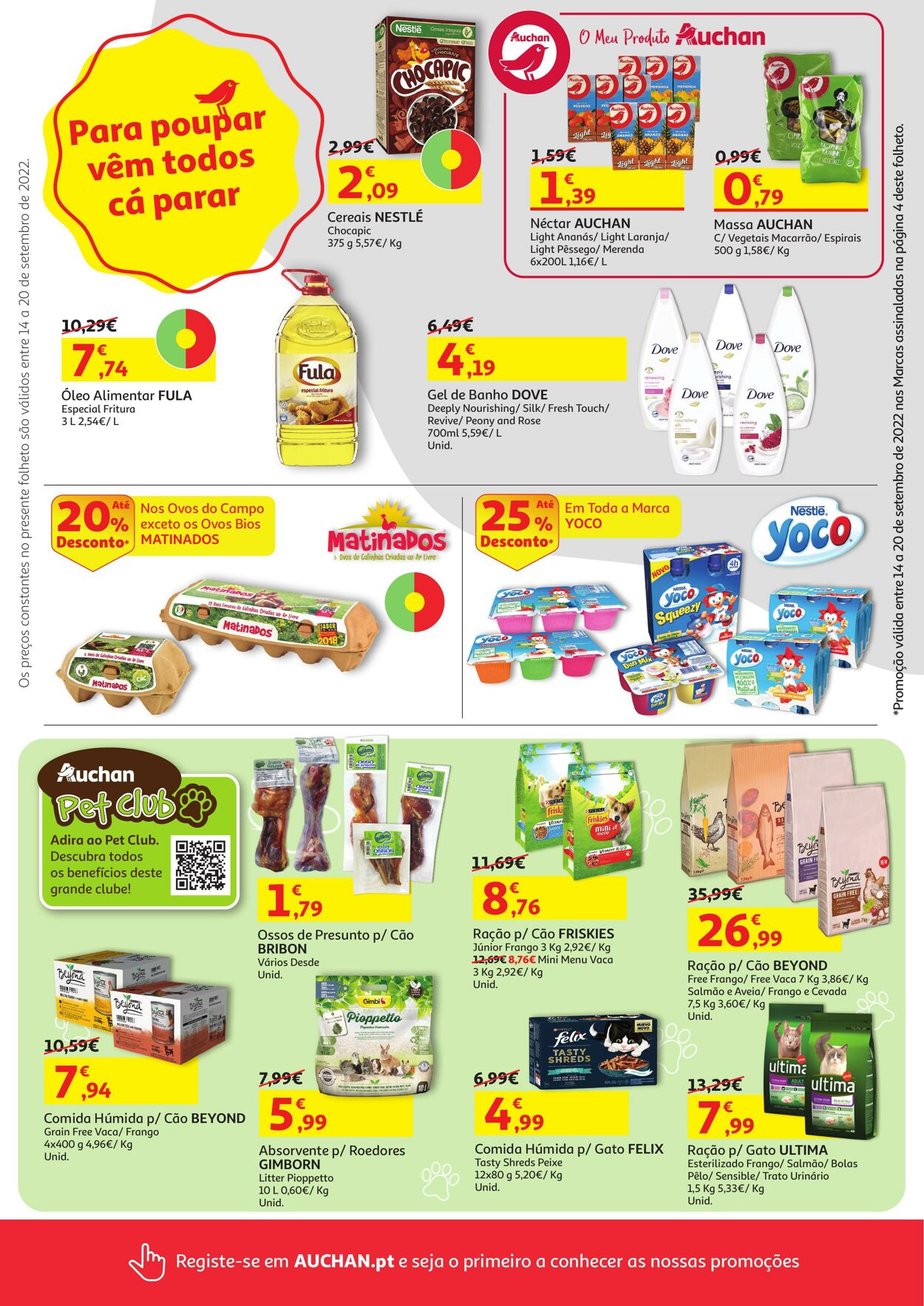 Folheto Auchan 14.09.2022 - 20.09.2022