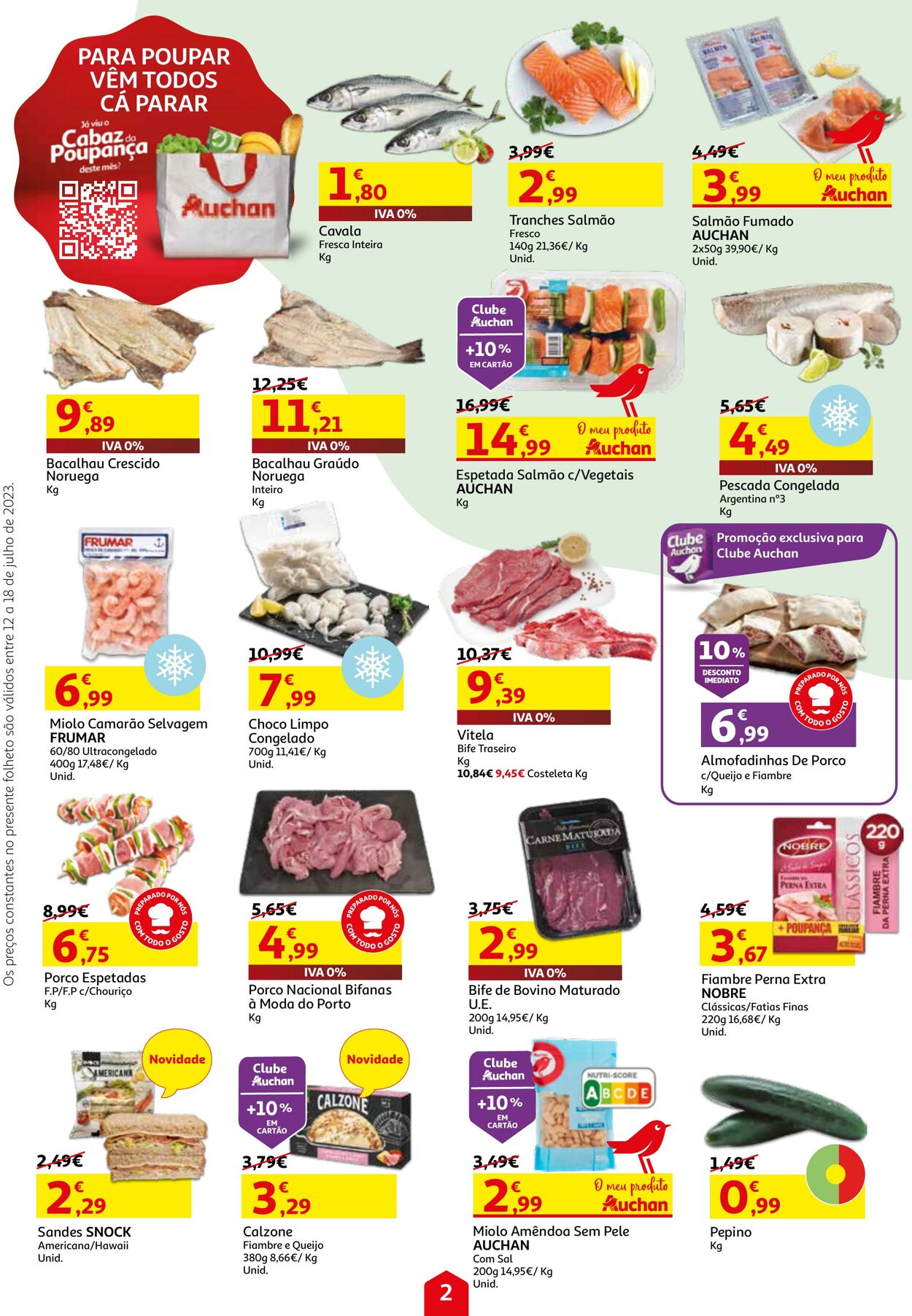 Folheto Auchan 12.07.2023 - 18.07.2023