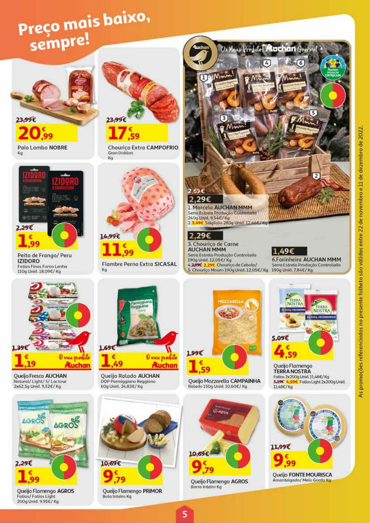 Folheto Auchan 22.11.2022 - 11.12.2022