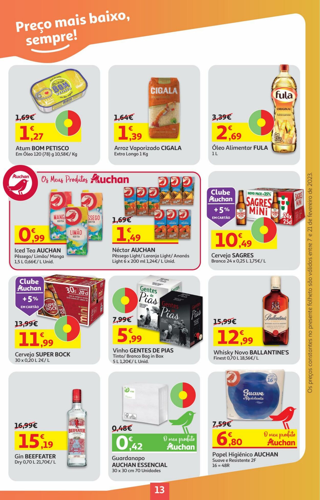 Folheto Auchan 07.02.2023 - 21.02.2023