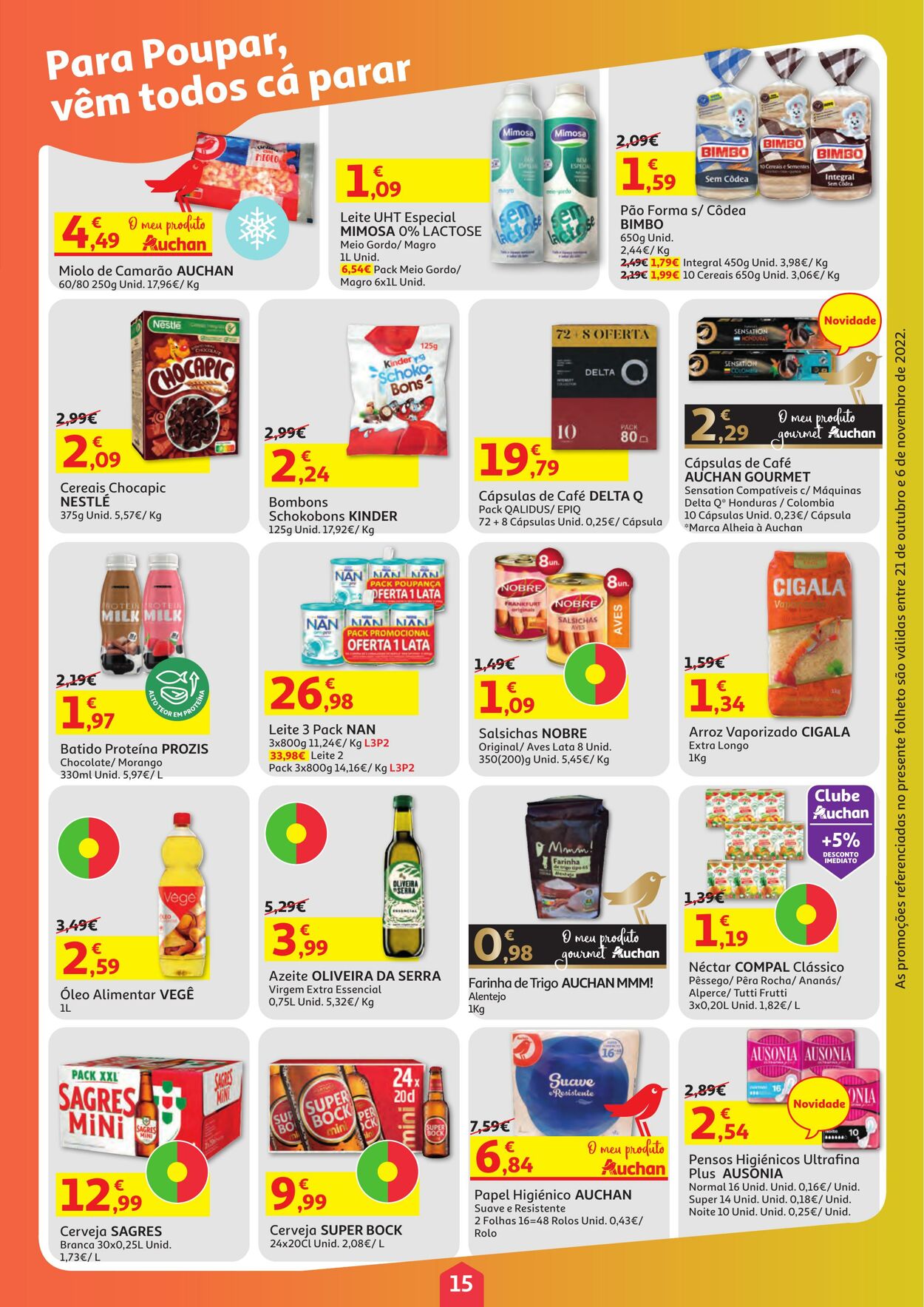 Folheto Auchan 21.10.2022 - 06.11.2022