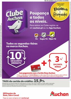 Folheto Auchan 21.10.2022 - 06.11.2022