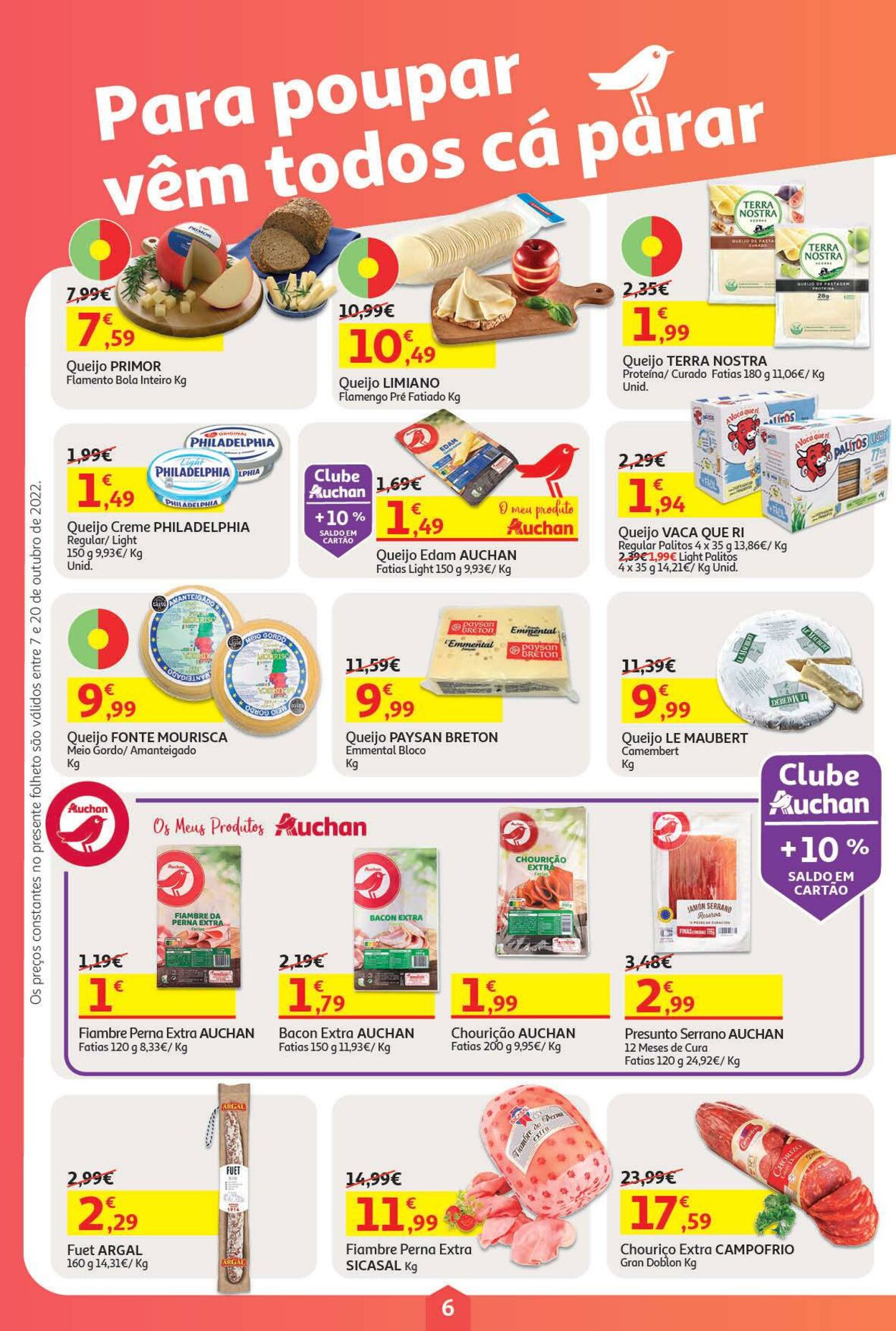 Folheto Auchan 07.10.2022 - 20.10.2022