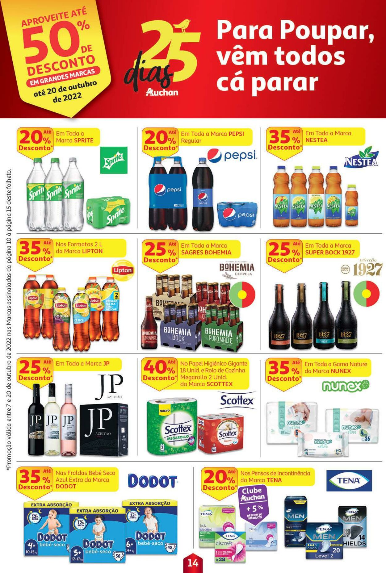 Folheto Auchan 07.10.2022 - 20.10.2022