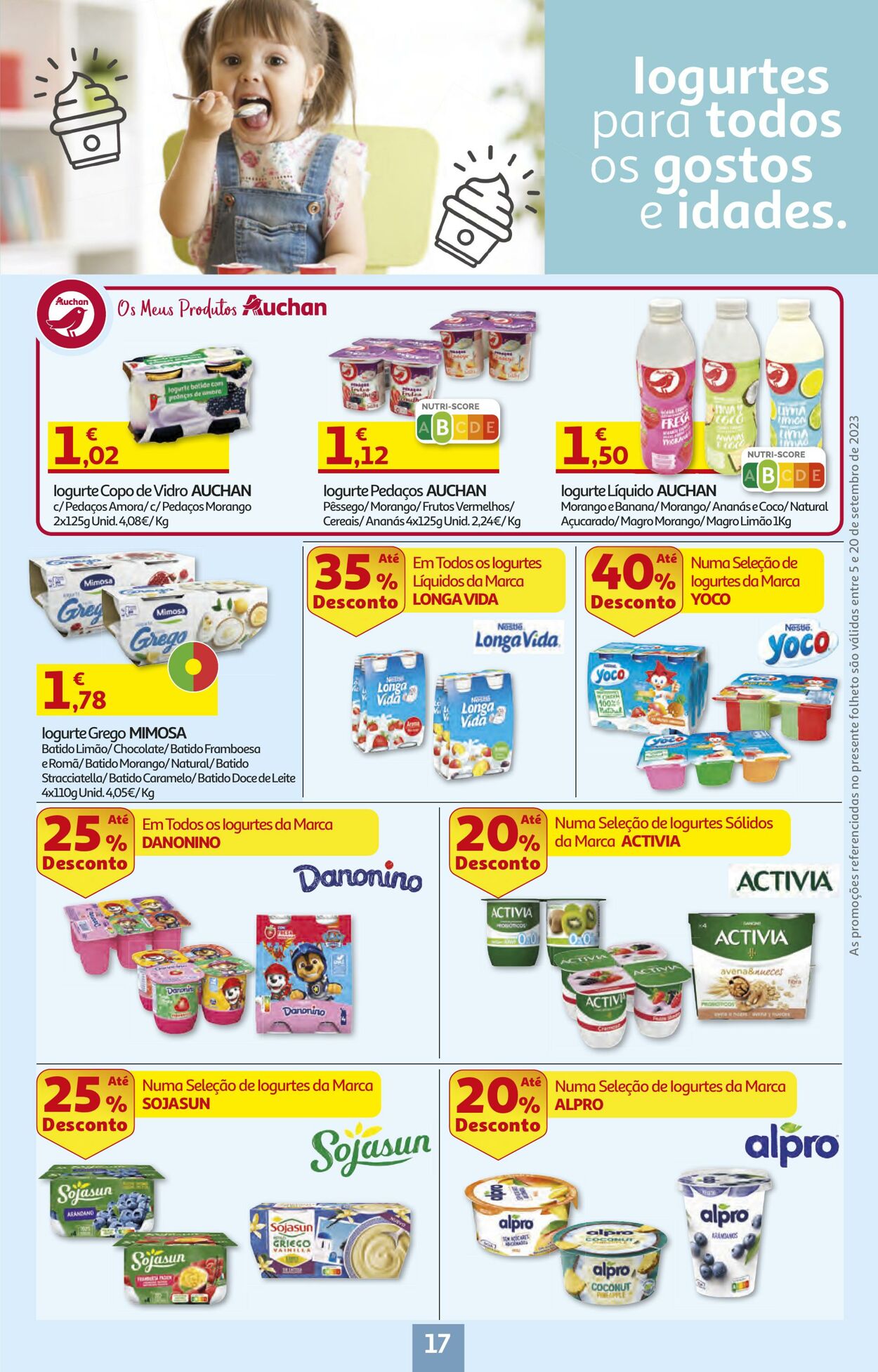 Folheto Auchan 05.09.2023 - 20.09.2023