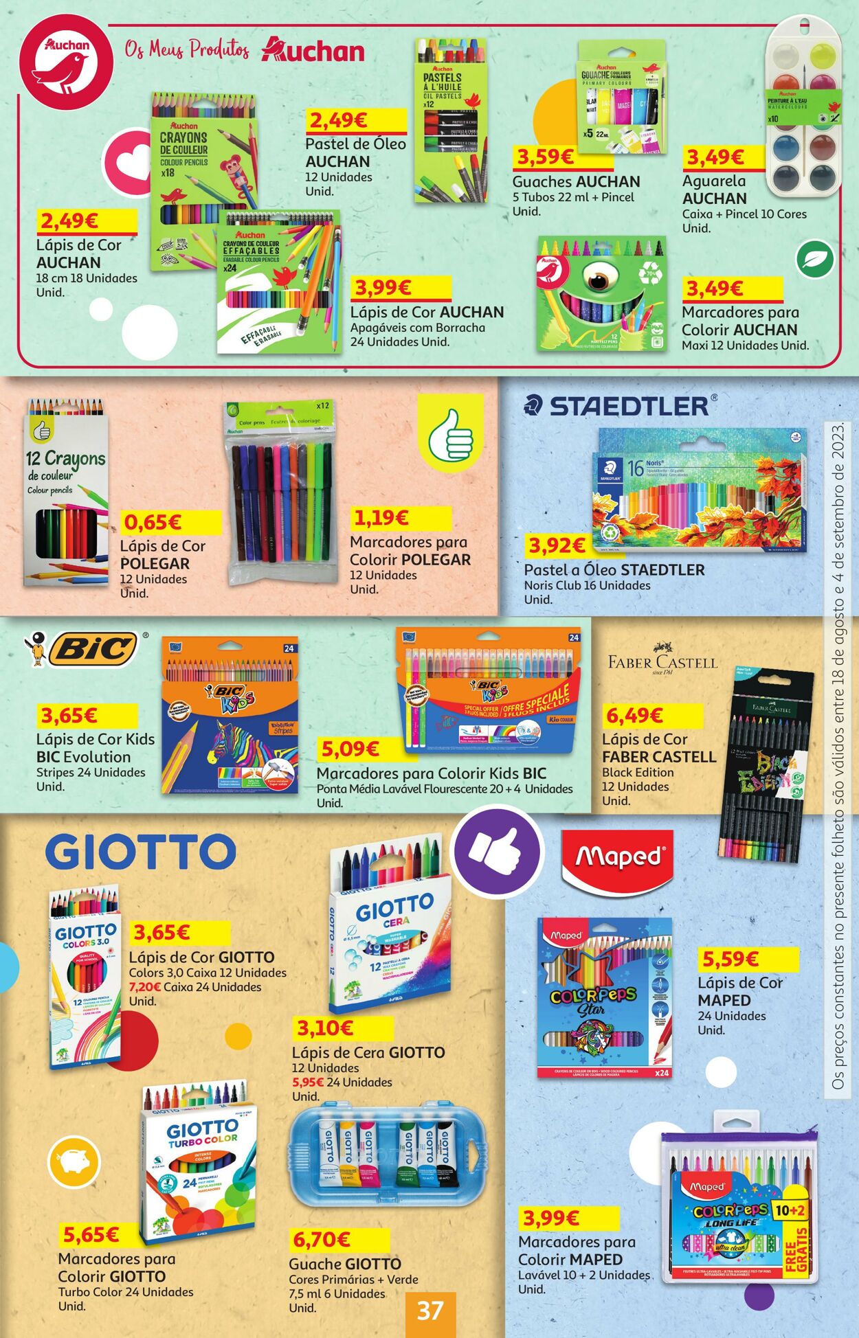 Folheto Auchan 18.08.2023 - 04.09.2023