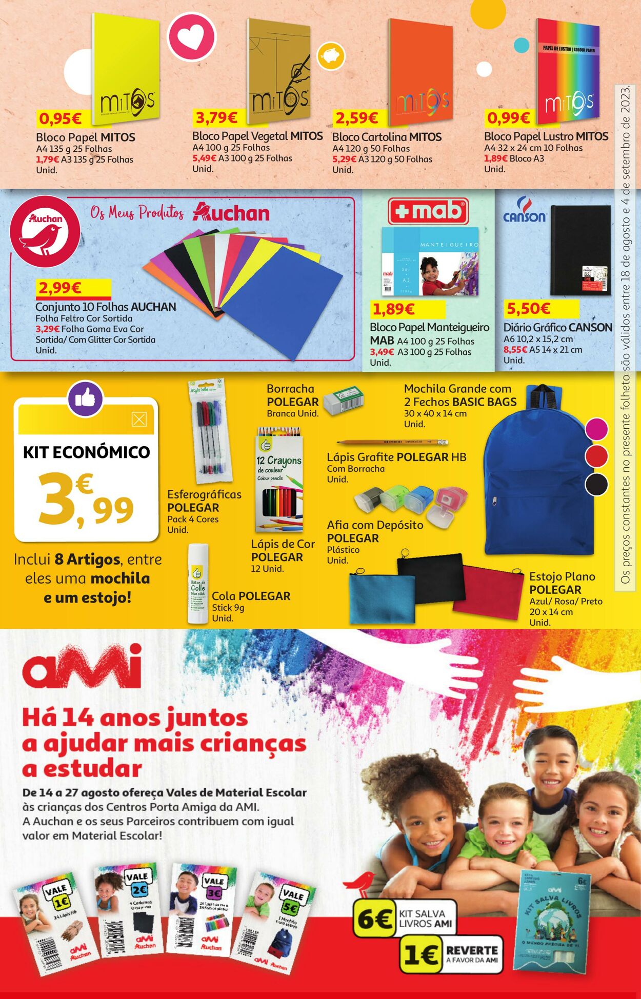 Folheto Auchan 18.08.2023 - 04.09.2023