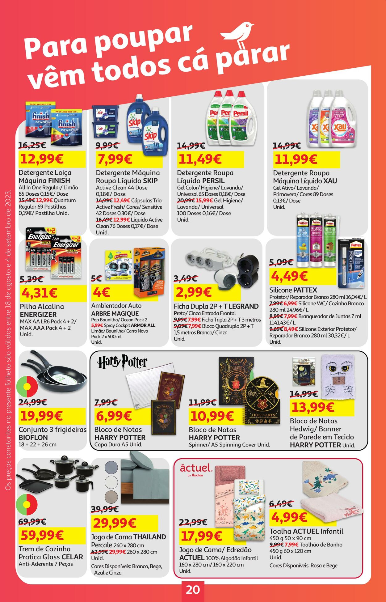 Folheto Auchan 18.08.2023 - 04.09.2023