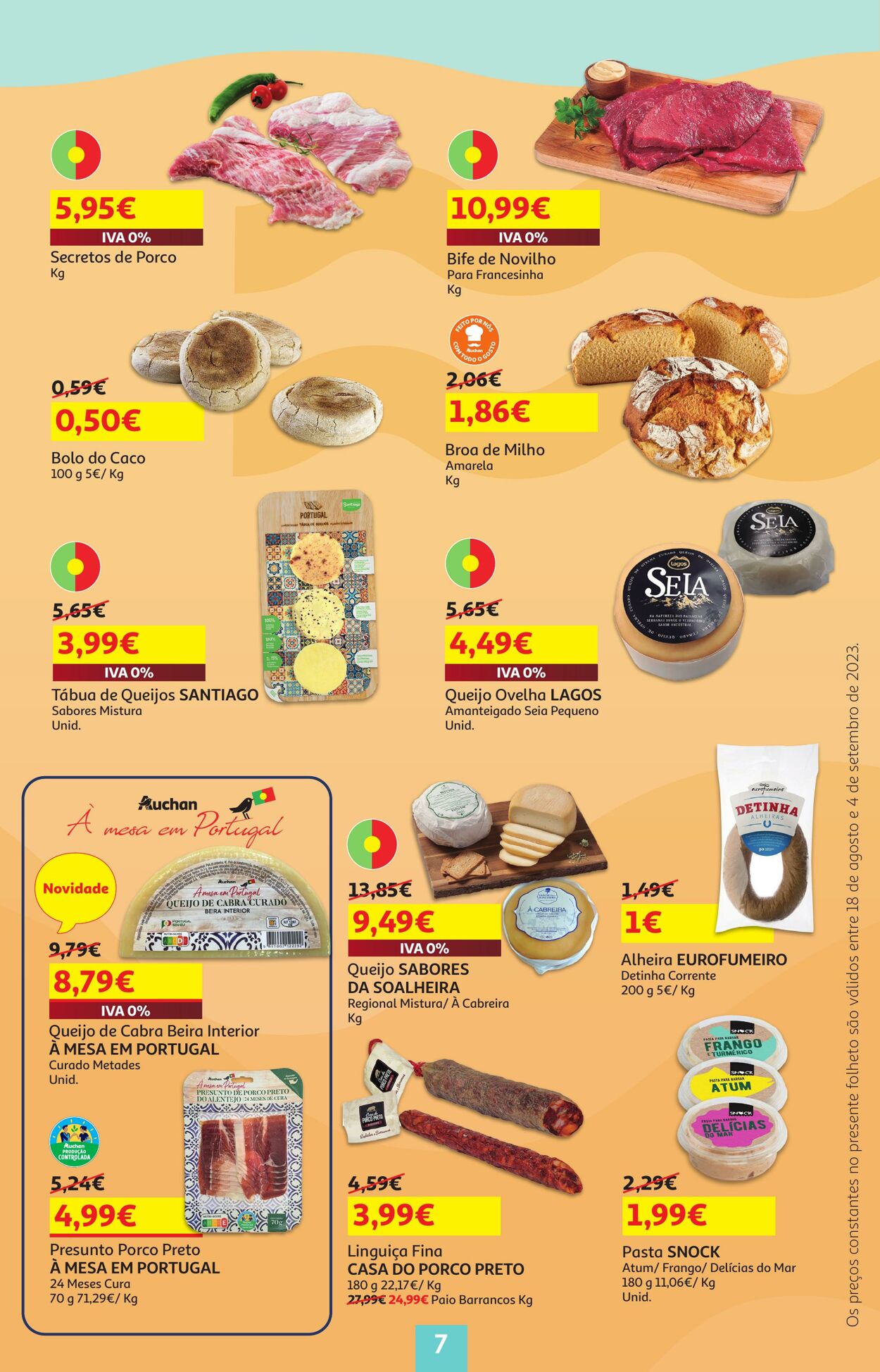 Folheto Auchan 18.08.2023 - 04.09.2023