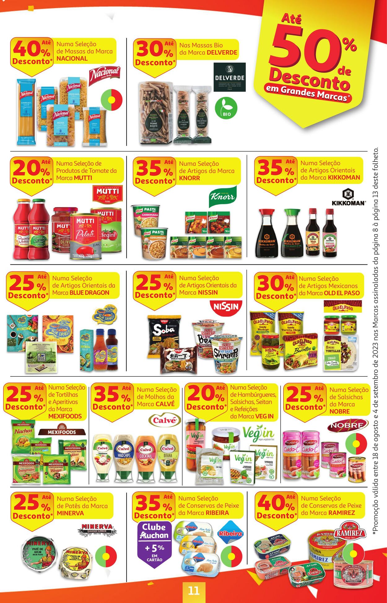 Folheto Auchan 18.08.2023 - 04.09.2023