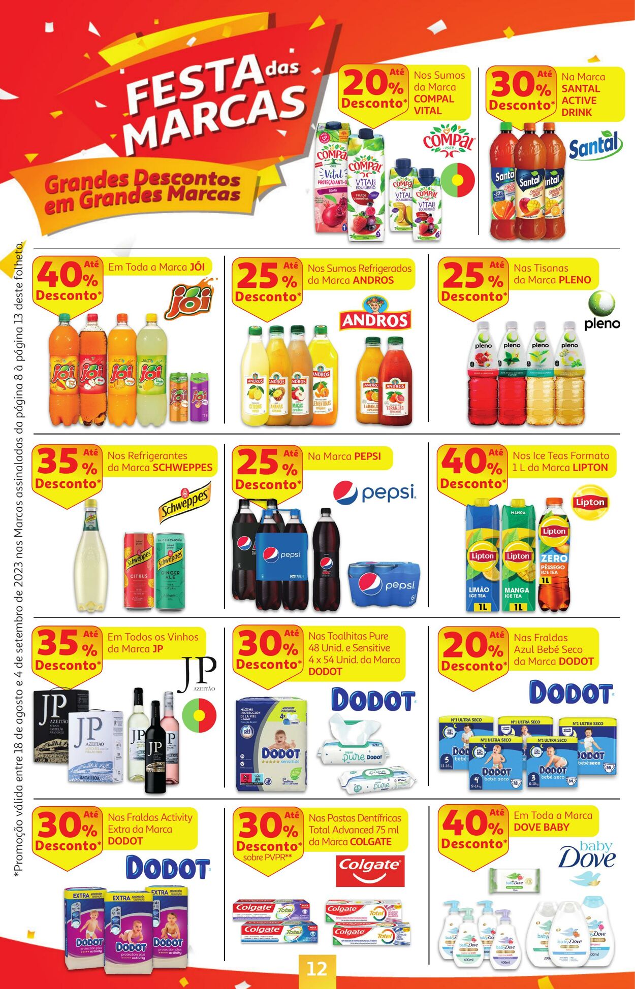 Folheto Auchan 18.08.2023 - 04.09.2023