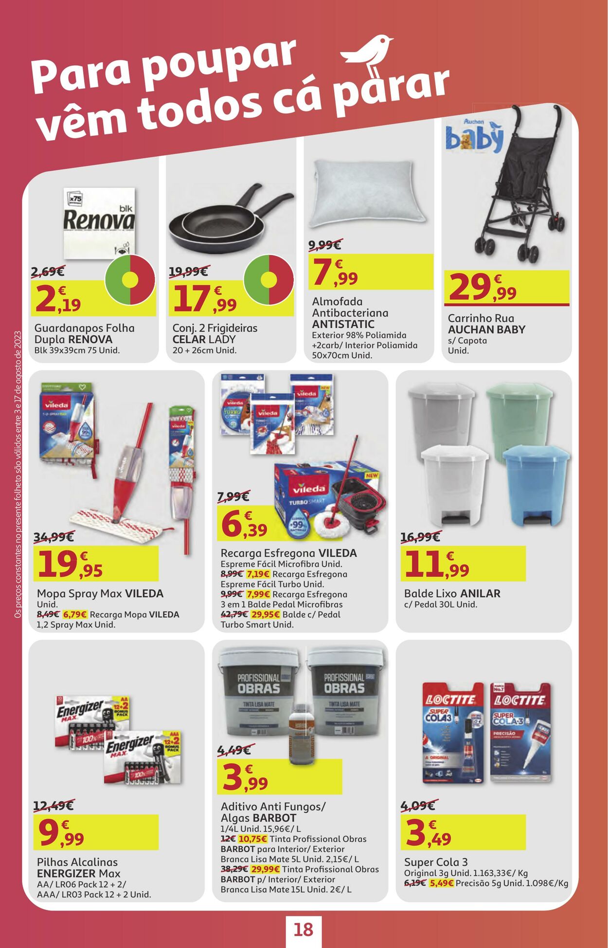 Folheto Auchan 03.08.2023 - 17.08.2023