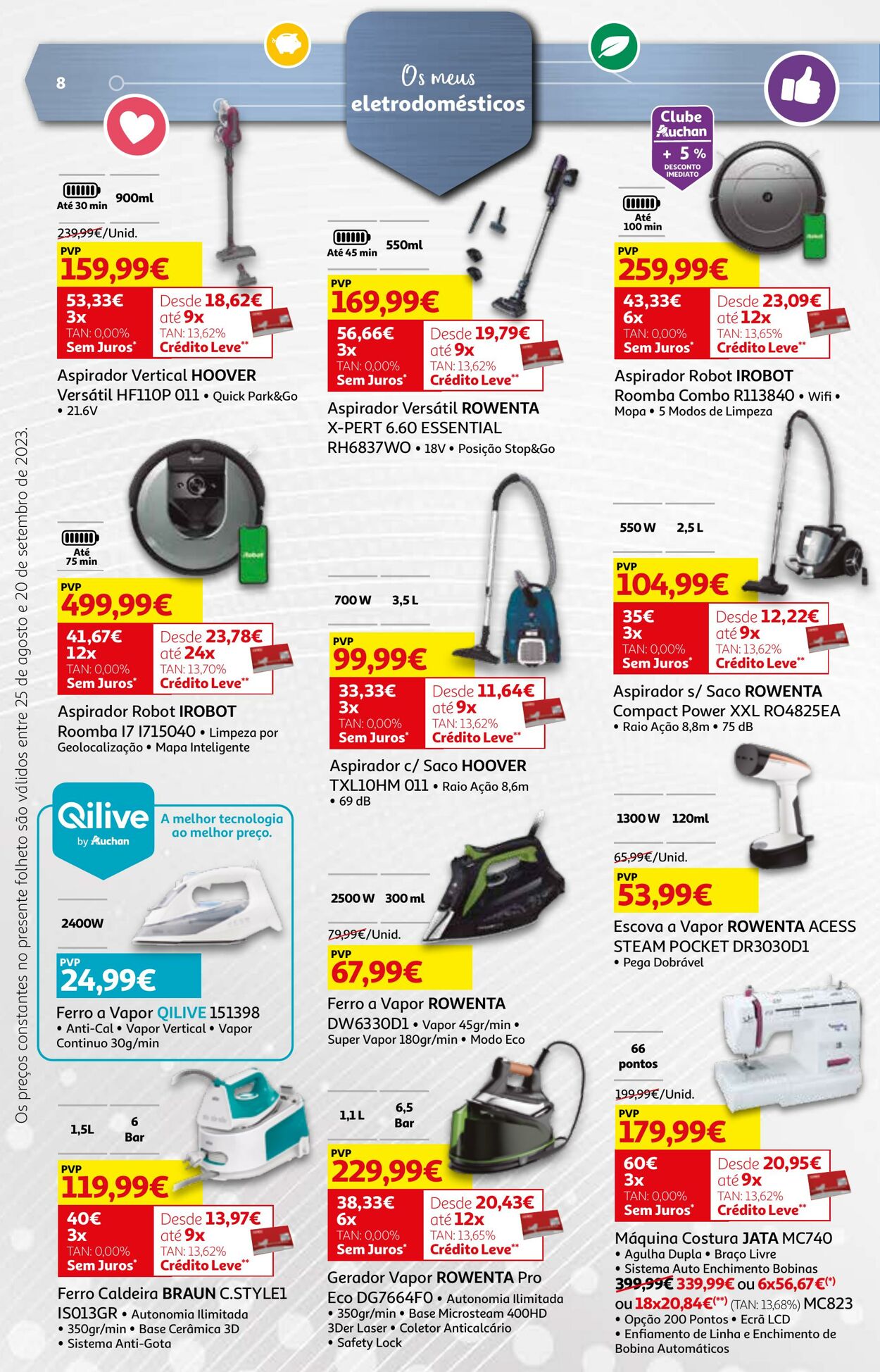 Folheto Auchan 25.08.2023 - 20.09.2023