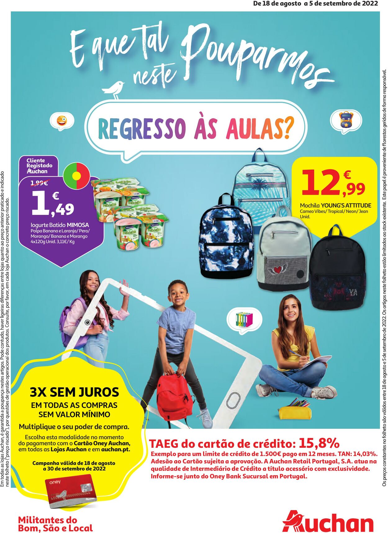Folheto Auchan 18.08.2022 - 05.09.2022