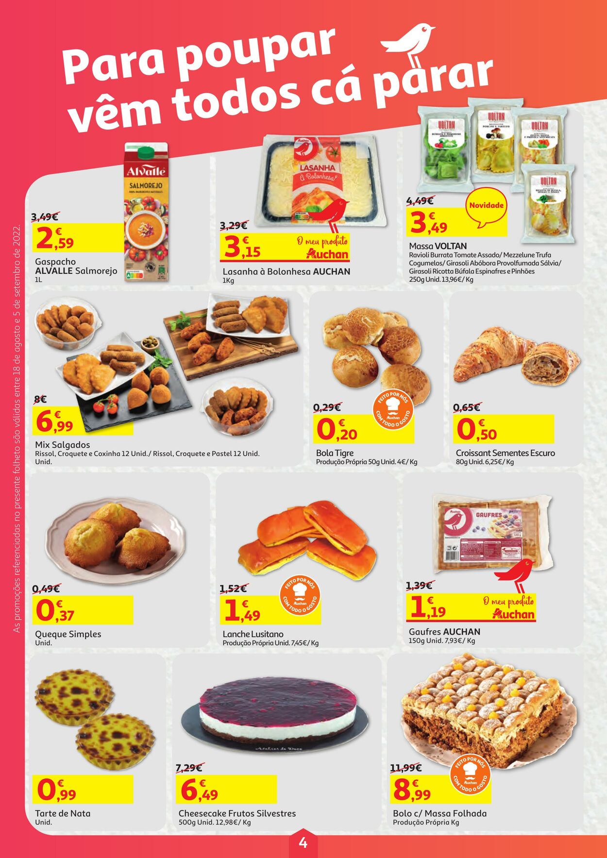 Folheto Auchan 18.08.2022 - 05.09.2022