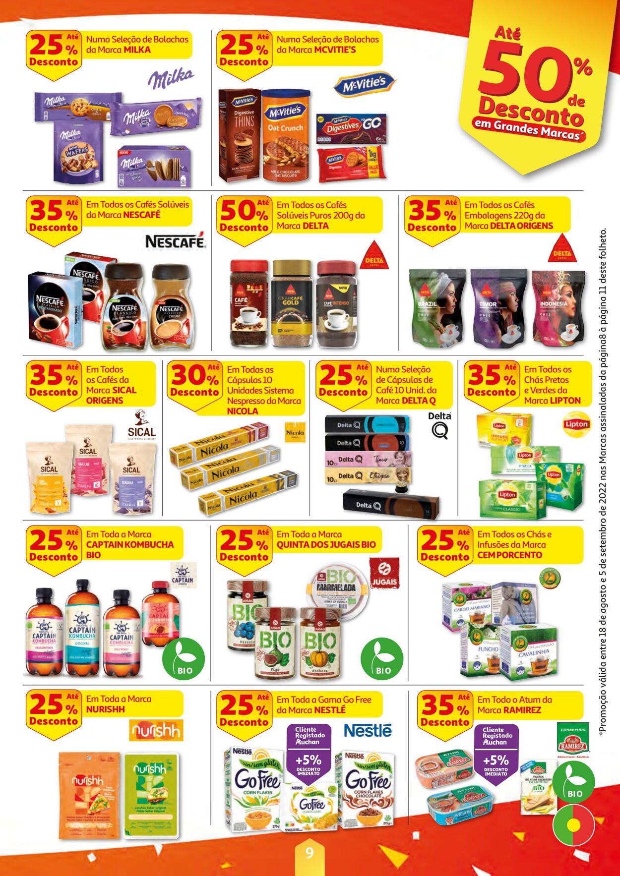 Folheto Auchan 18.08.2022 - 05.09.2022