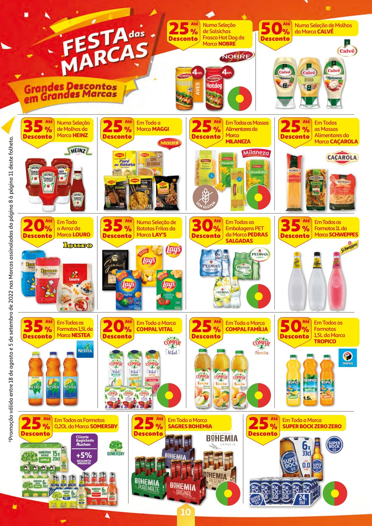 Folheto Auchan 18.08.2022 - 05.09.2022