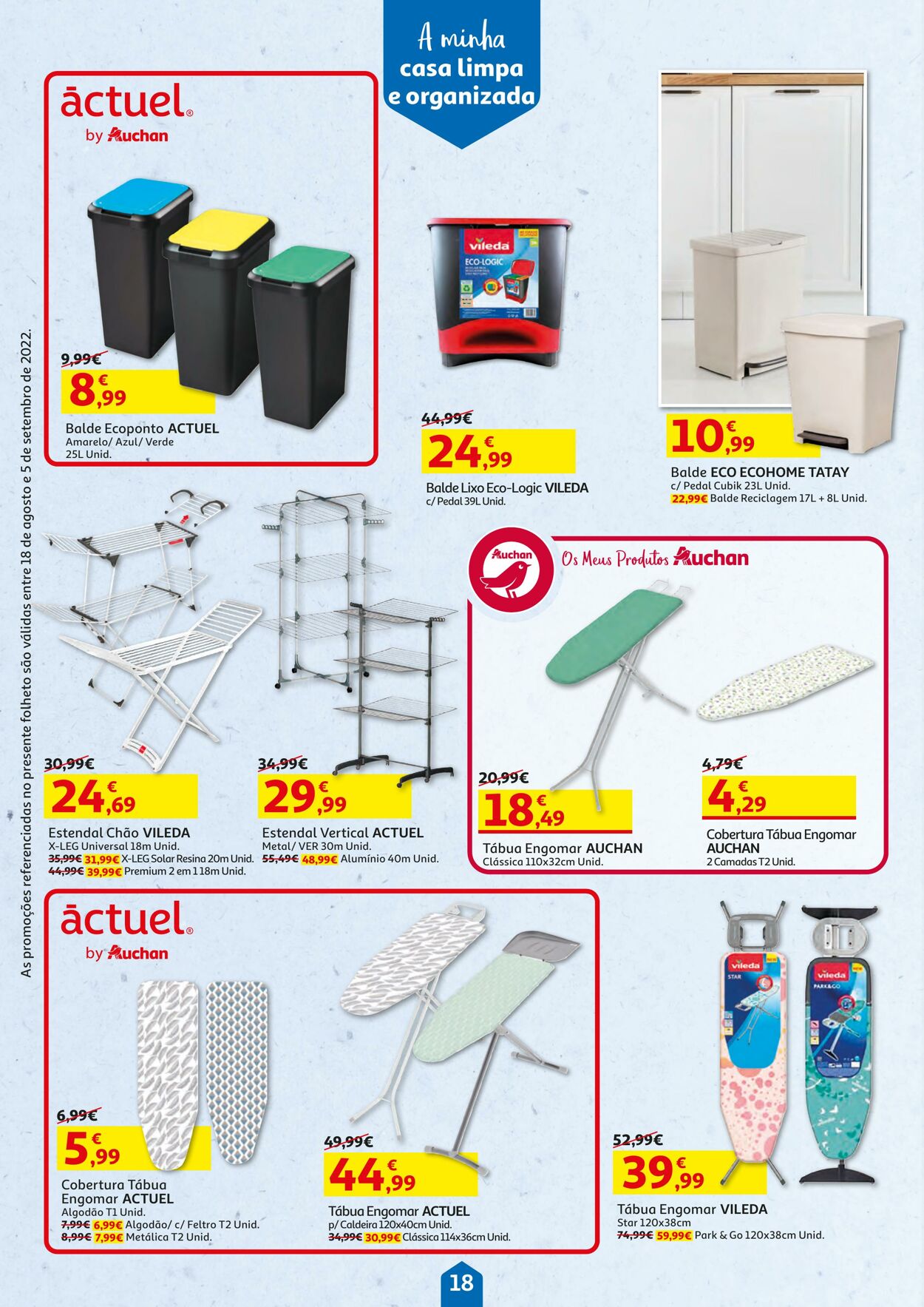 Folheto Auchan 18.08.2022 - 05.09.2022