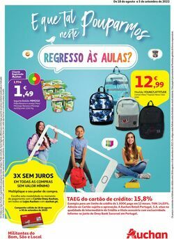Folheto Auchan 18.08.2022 - 05.09.2022