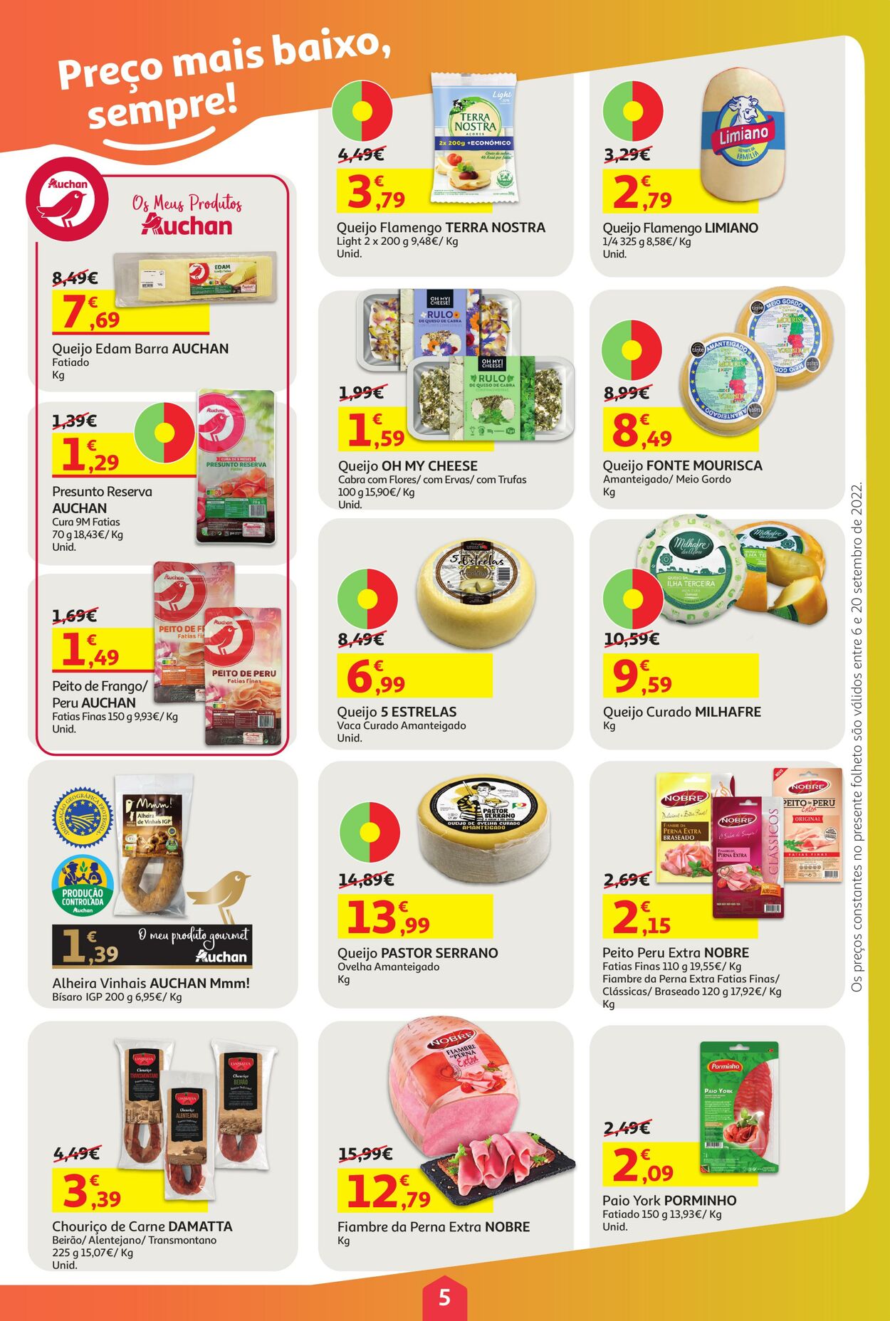 Folheto Auchan 06.09.2022 - 20.09.2022