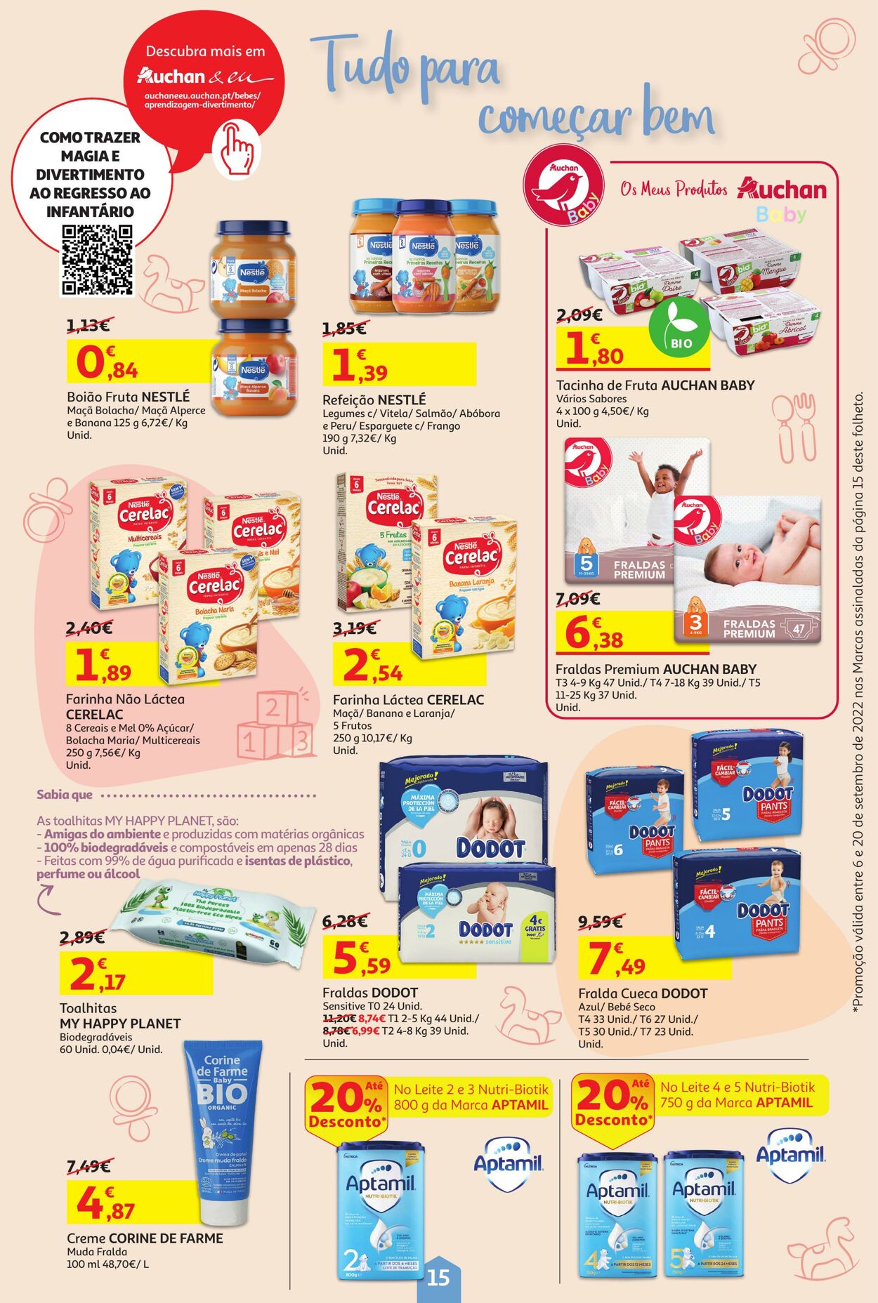 Folheto Auchan 06.09.2022 - 20.09.2022