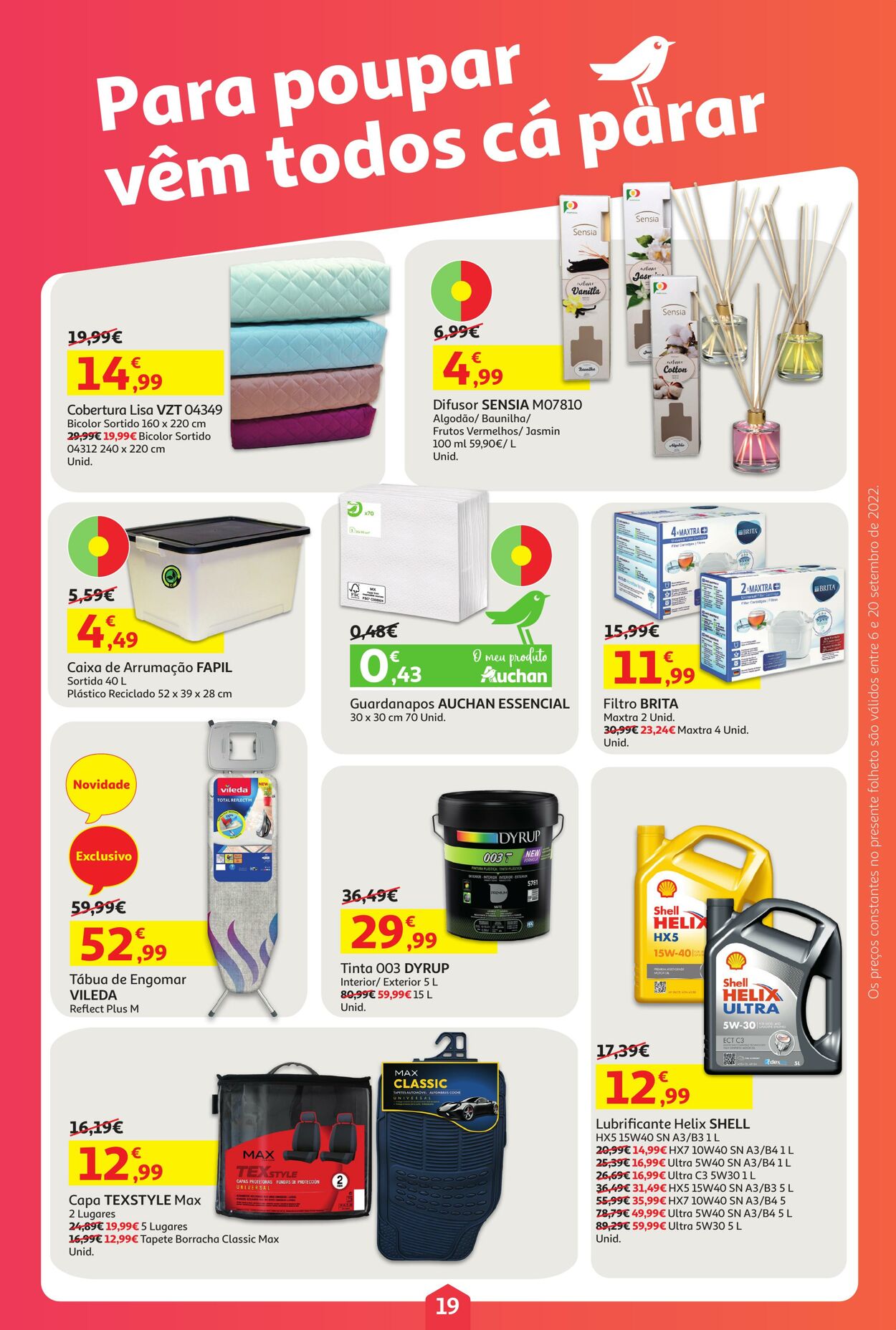 Folheto Auchan 06.09.2022 - 20.09.2022