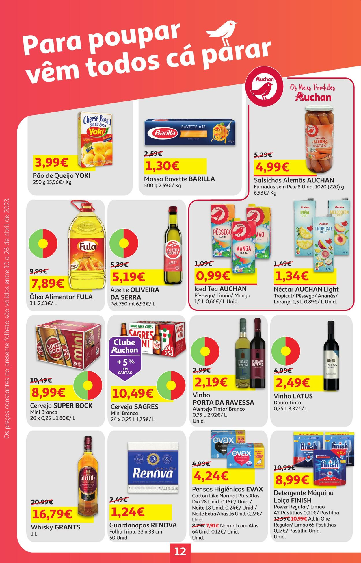 Folheto Auchan 10.04.2023 - 26.04.2023